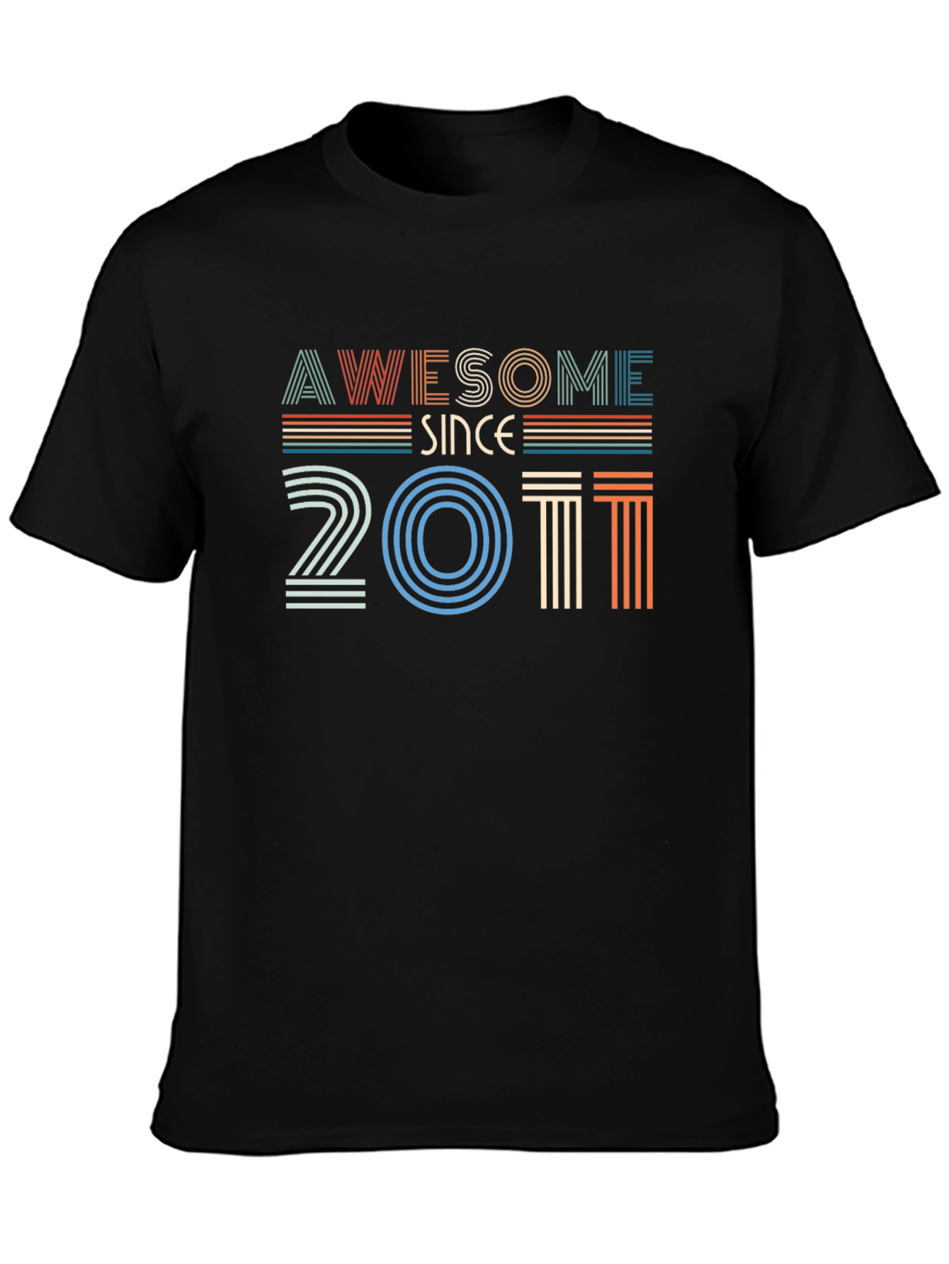 Awesome Since 2011 Graphic T-Shirt