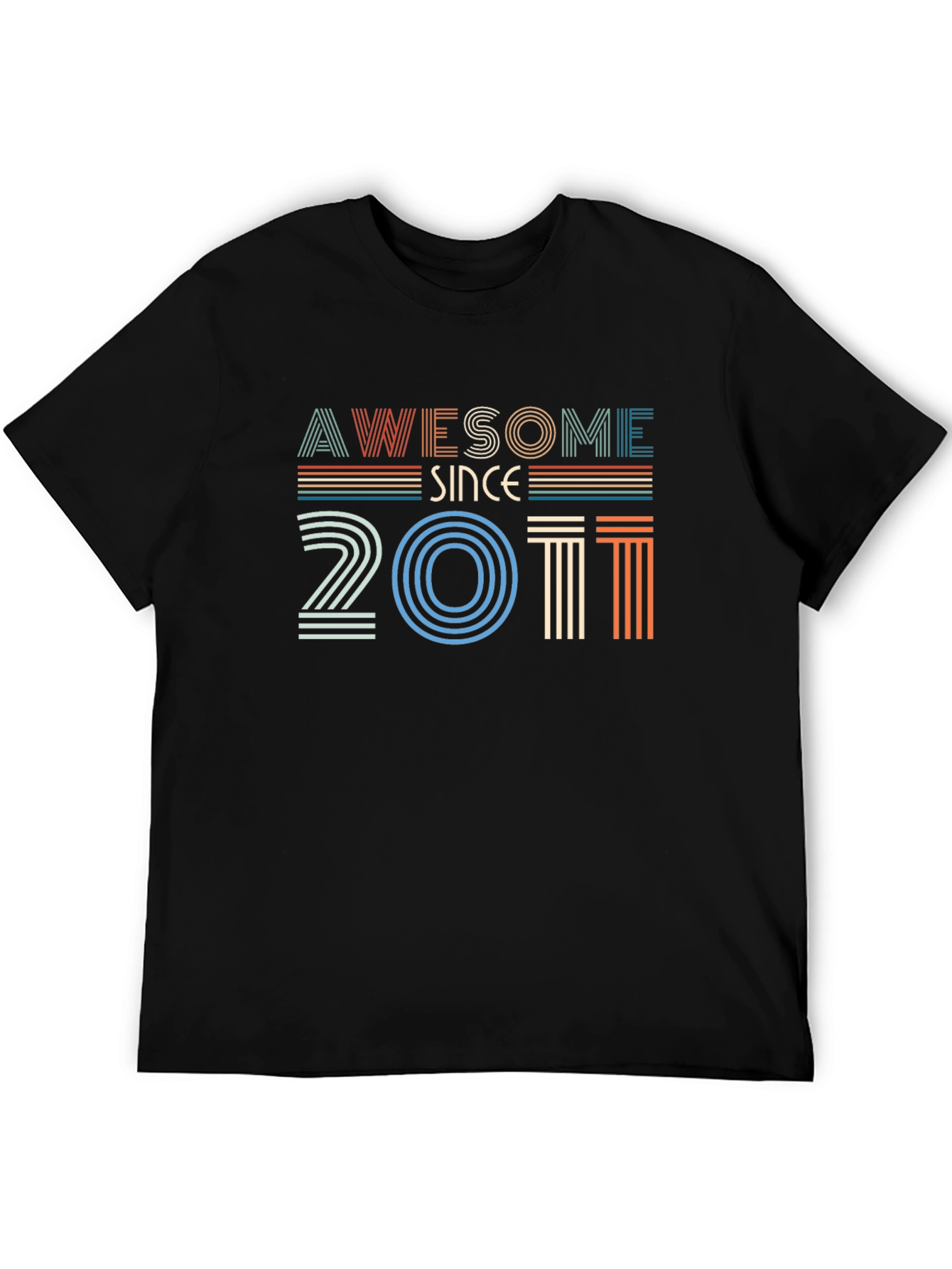 Awesome Since 2011 Graphic T-Shirt