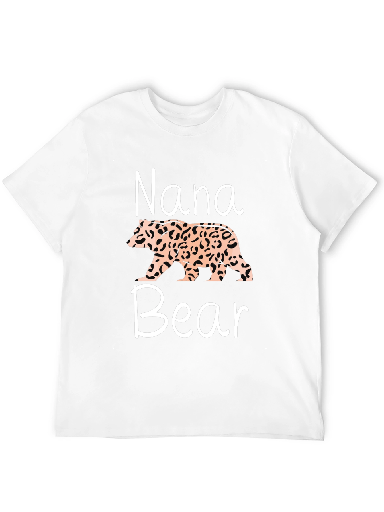 Nana Bear Leopard Print T-Shirt