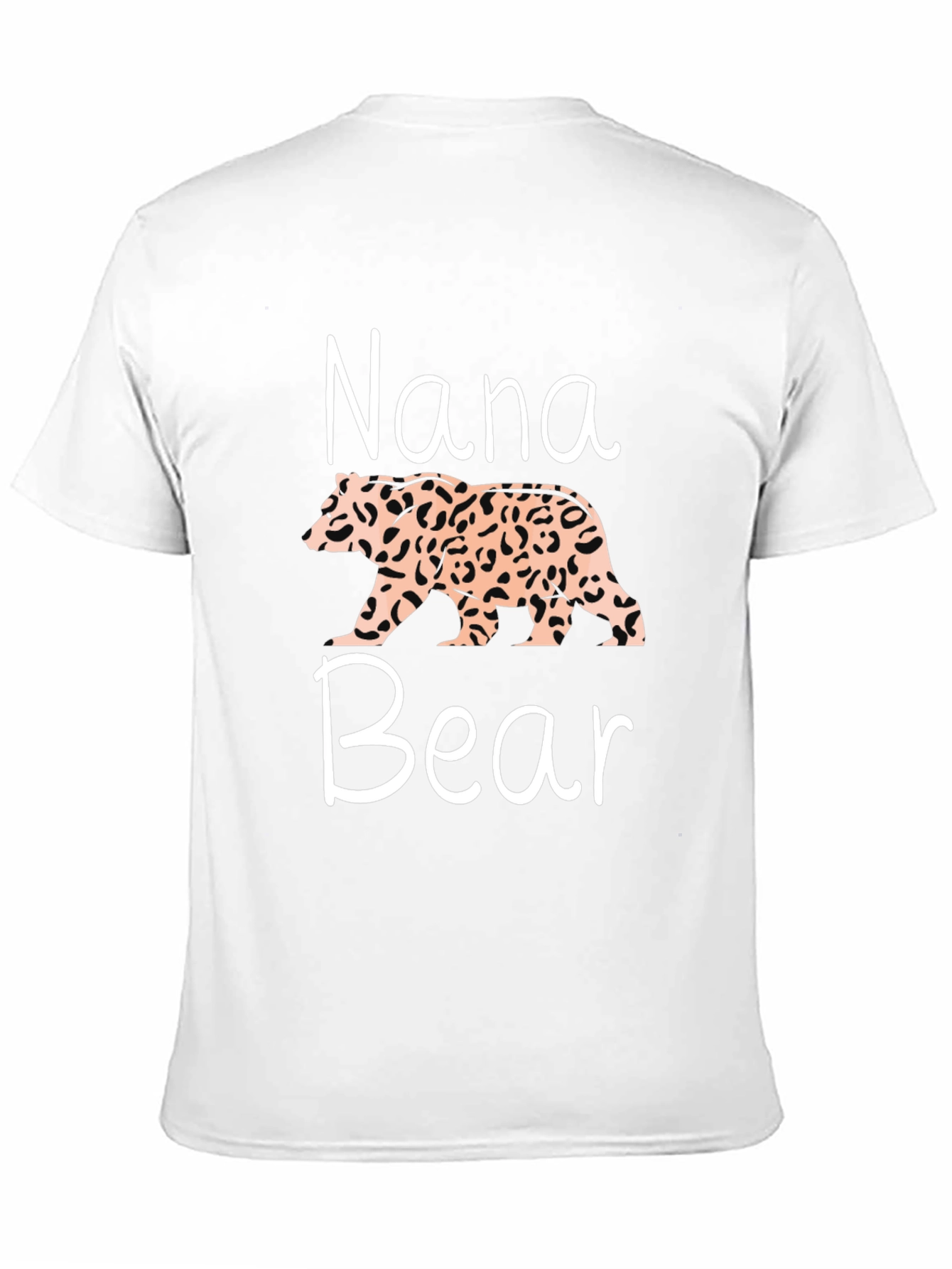 Nana Bear Leopard Print T-Shirt