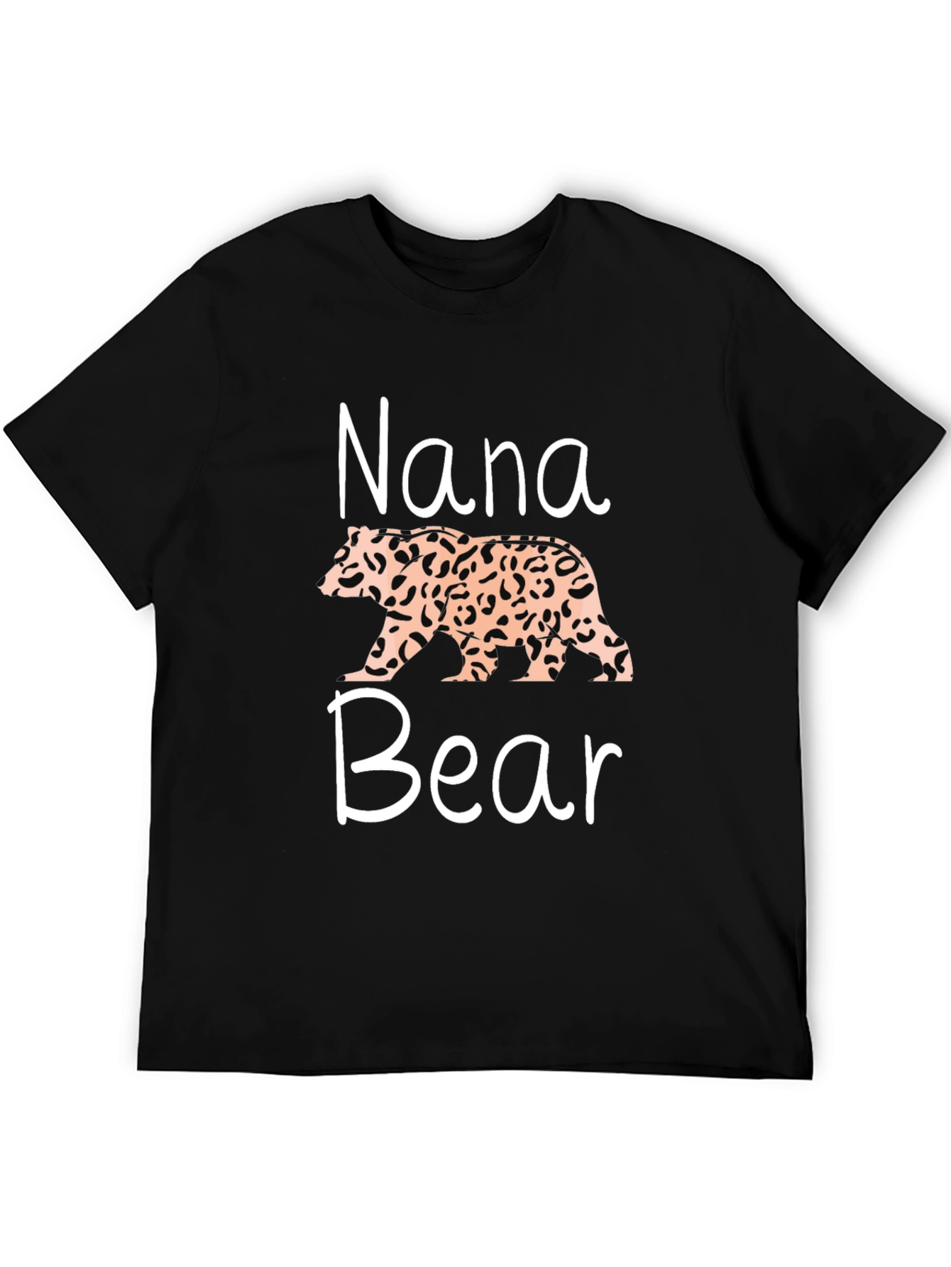 Nana Bear Leopard Print T-Shirt