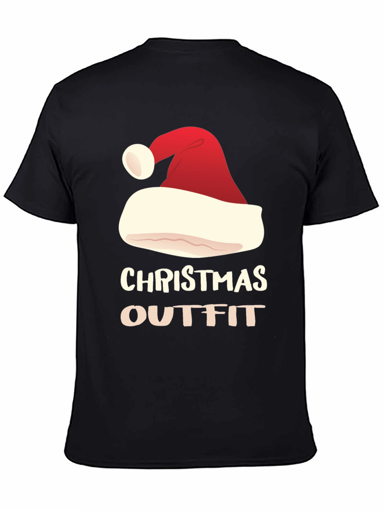 Christmas Outfit Santa Hat T-Shirt