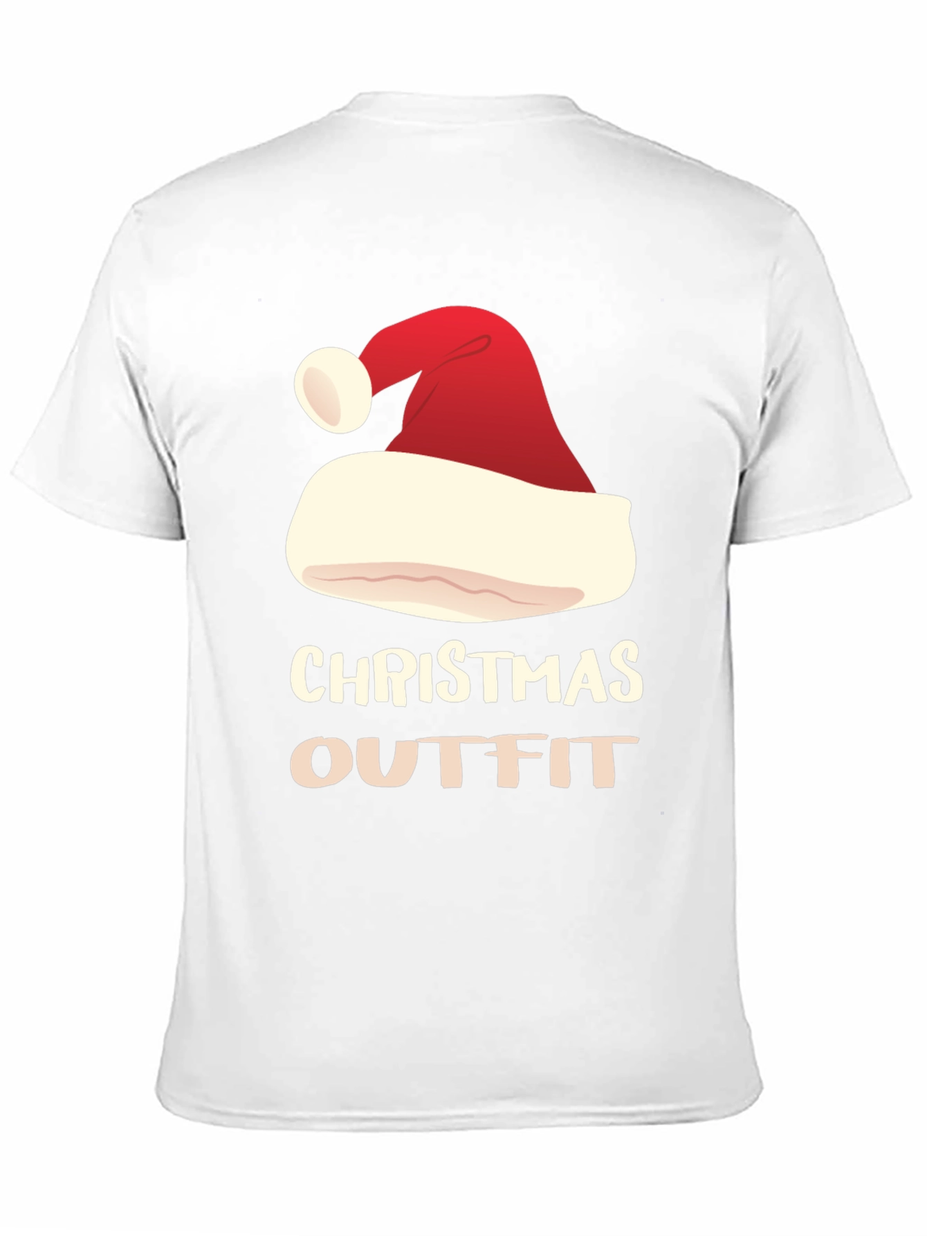 Christmas Outfit Santa Hat T-Shirt