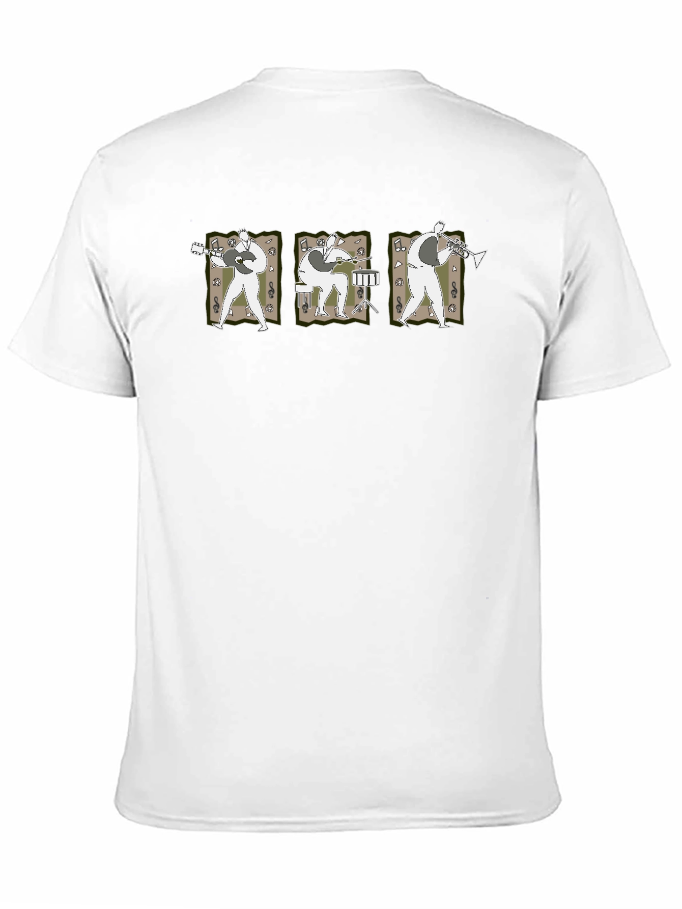 Jazz Band Graphic Black Tee