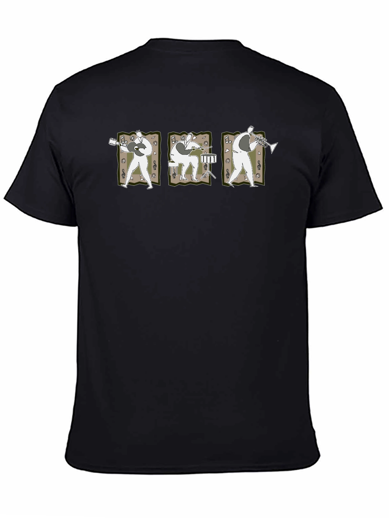 Jazz Band Graphic Black Tee