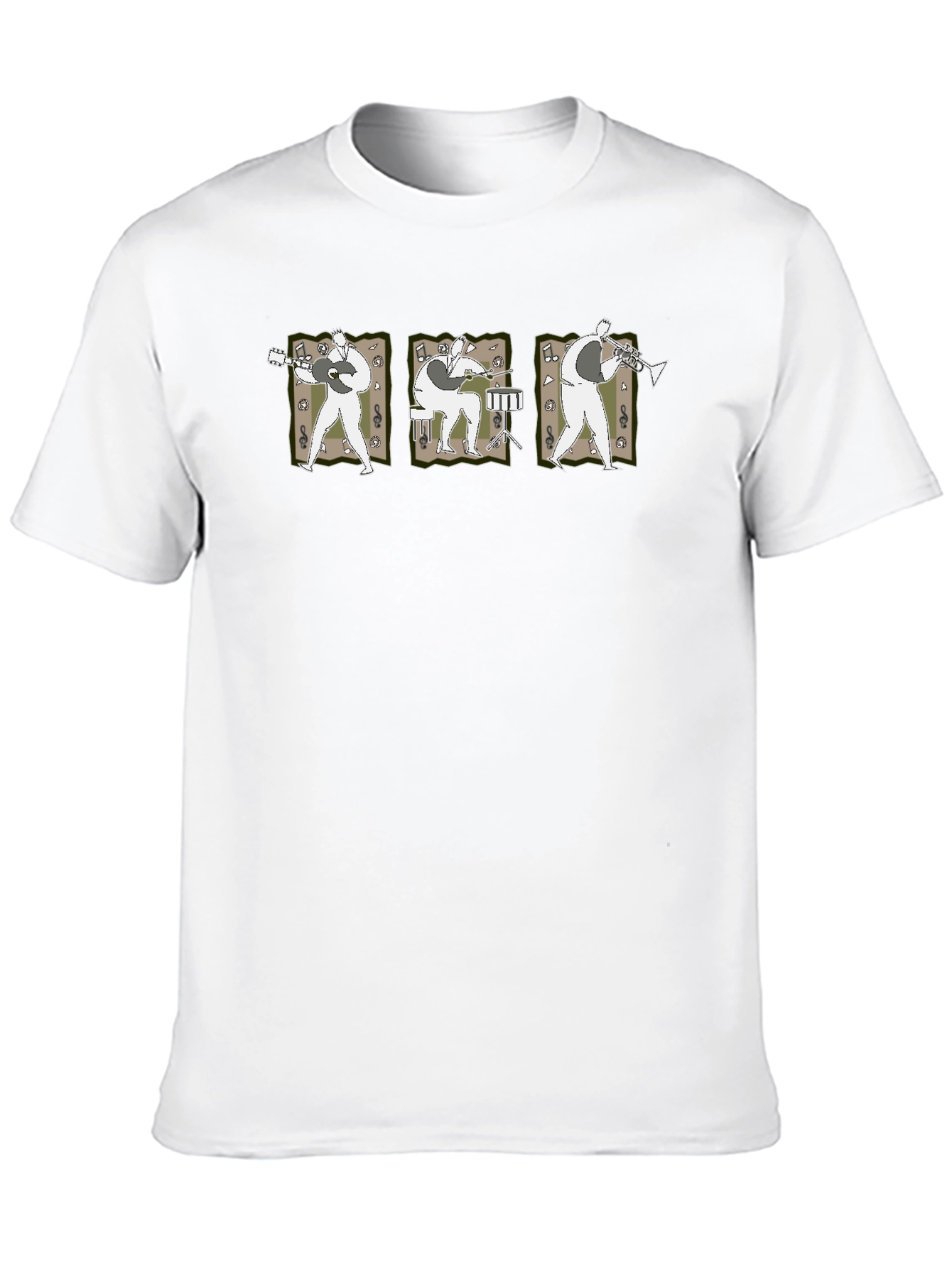 Jazz Band Graphic Black Tee