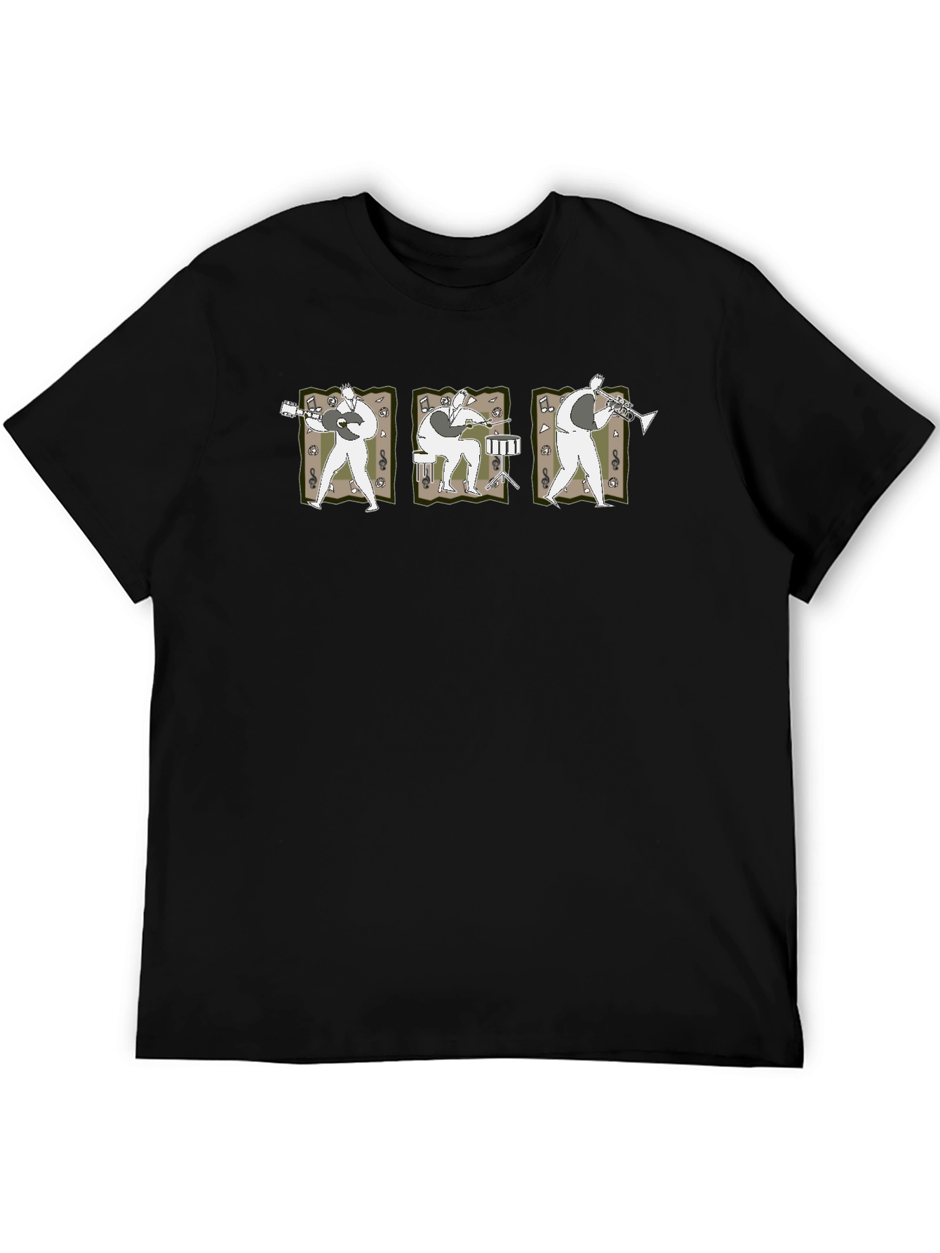 Jazz Band Graphic Black Tee