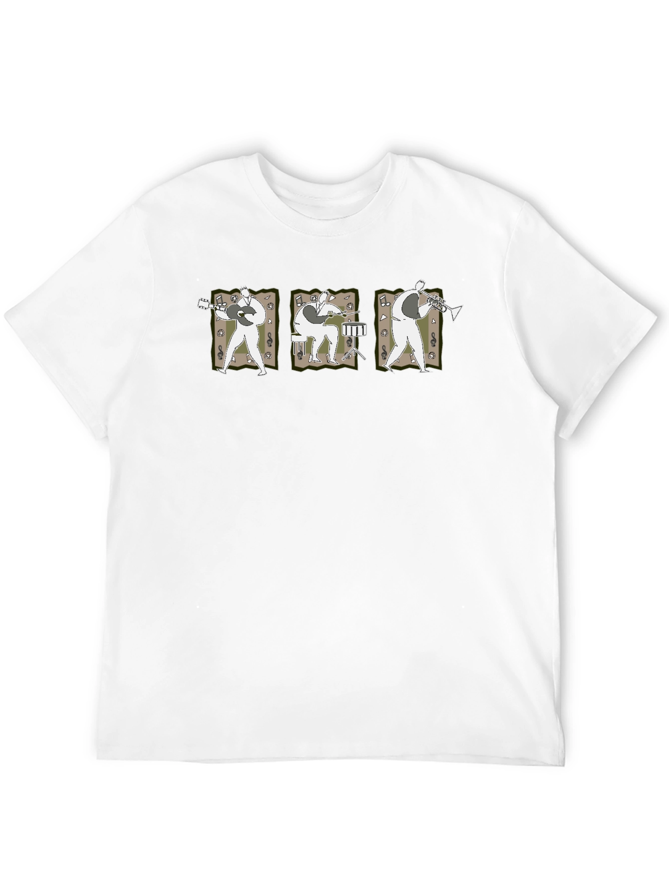 Jazz Band Graphic Black Tee