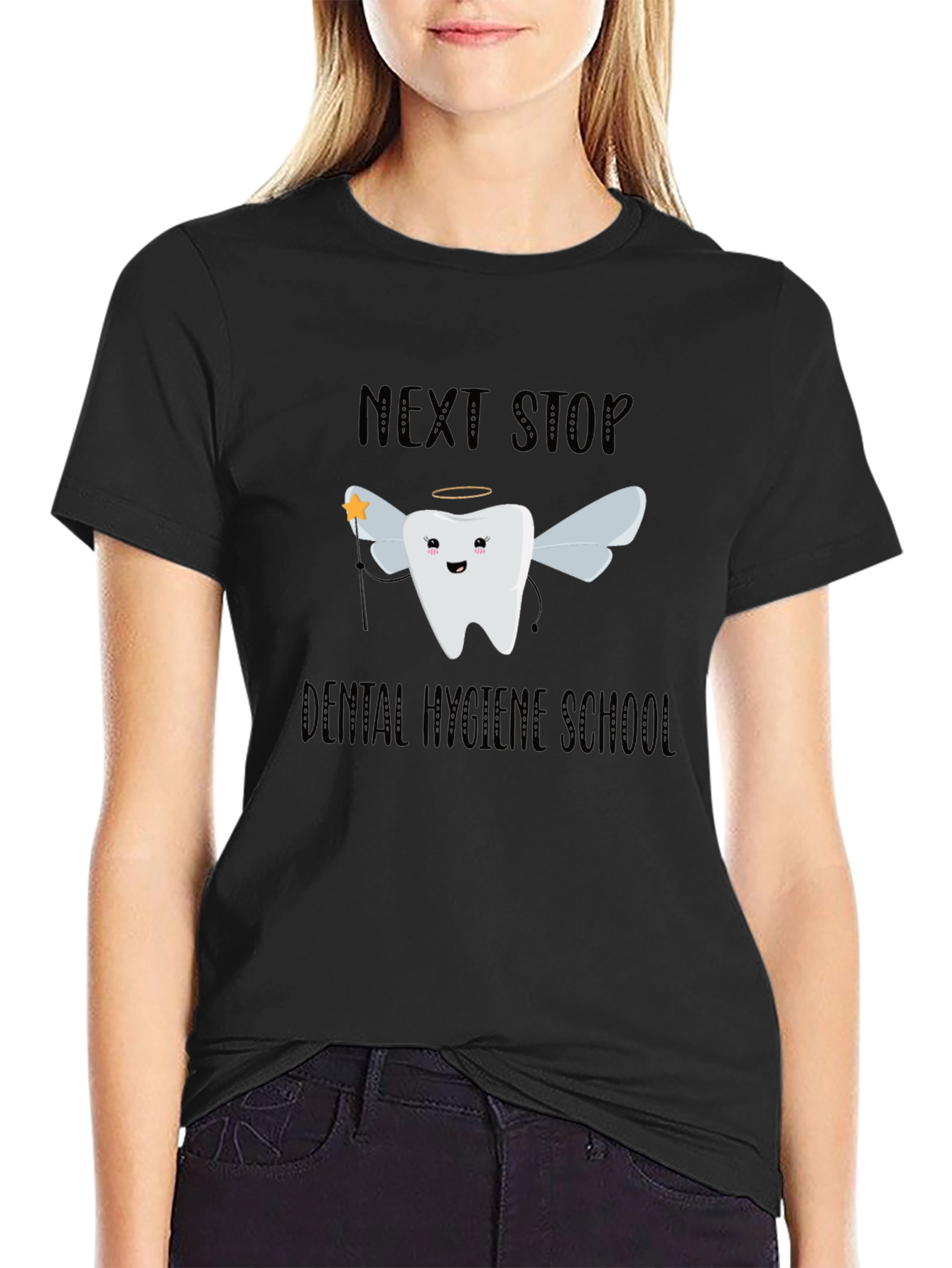 Dental Hygiene School T-Shirt Funny Tooth Fairy Graphic Tee