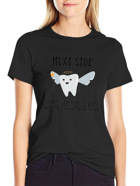 Dental Hygiene School T-Shirt Funny Tooth Fairy Graphic Tee