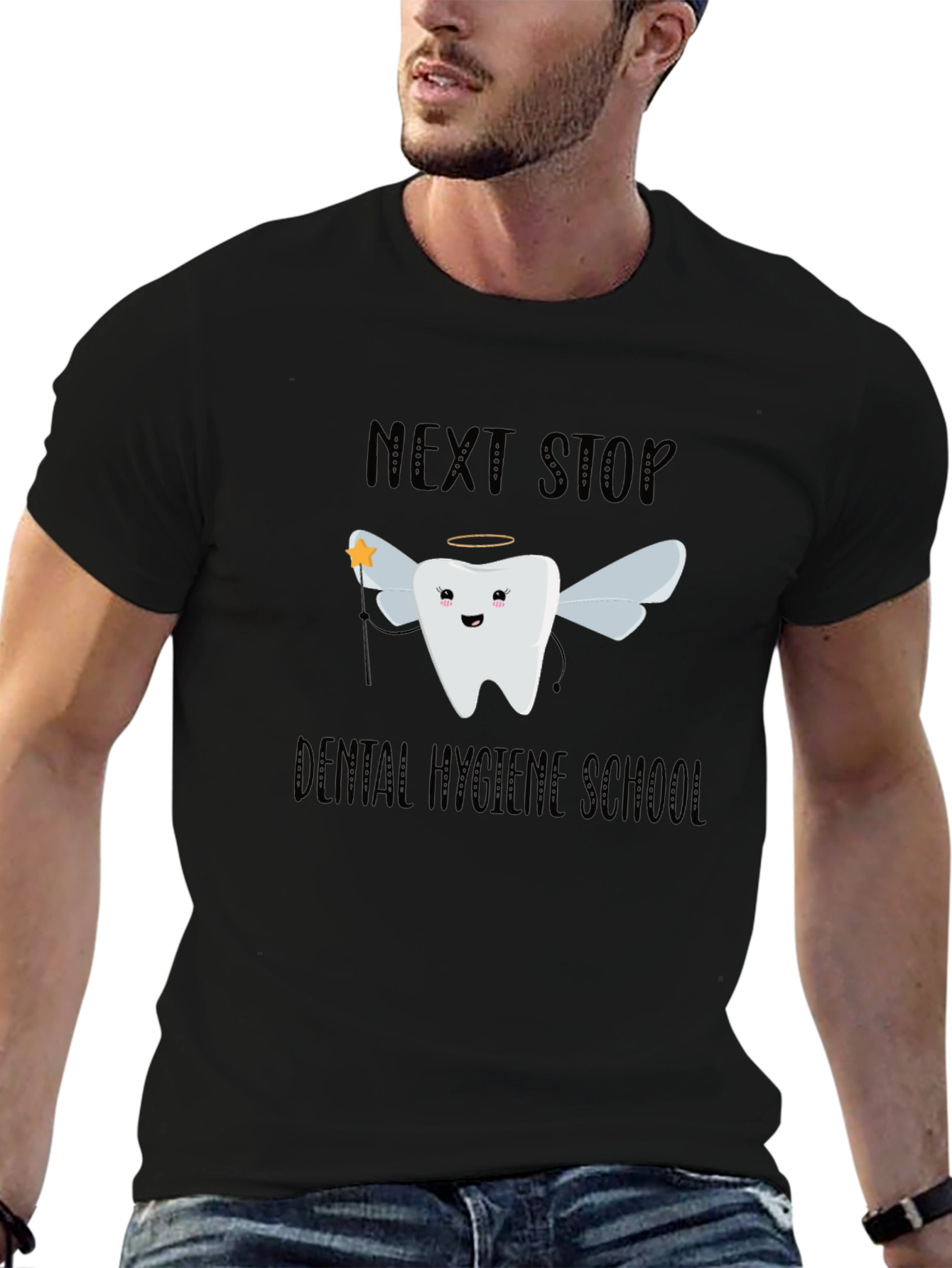 Dental Hygiene School T-Shirt Funny Tooth Fairy Graphic Tee