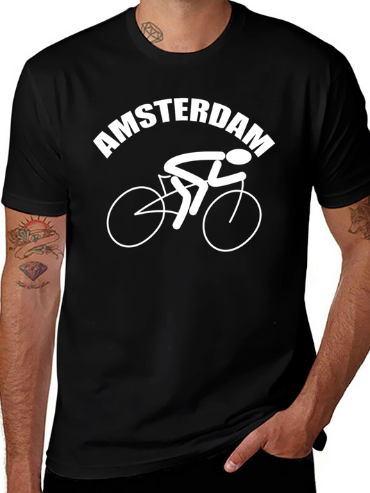 Amsterdam Cyclist Graphic T-Shirt