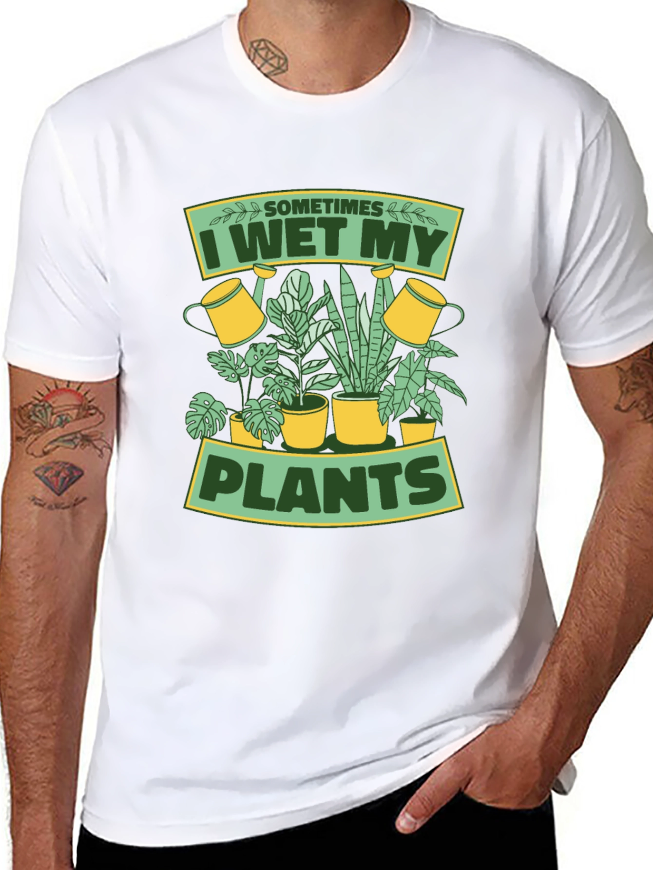 I Wet My Plants Graphic T-Shirt