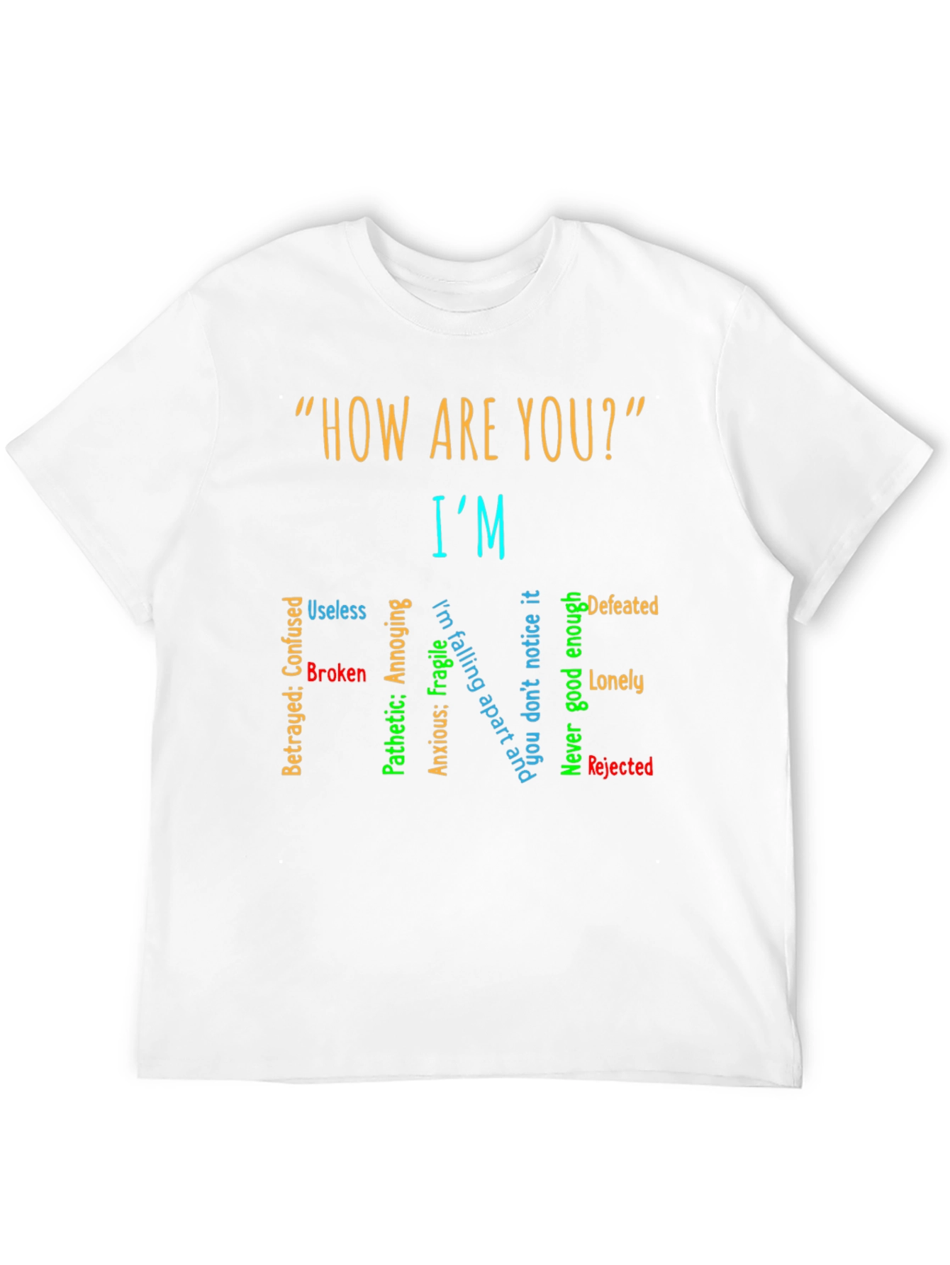 Im Fine T-Shirt: Emotionally Honest Tee