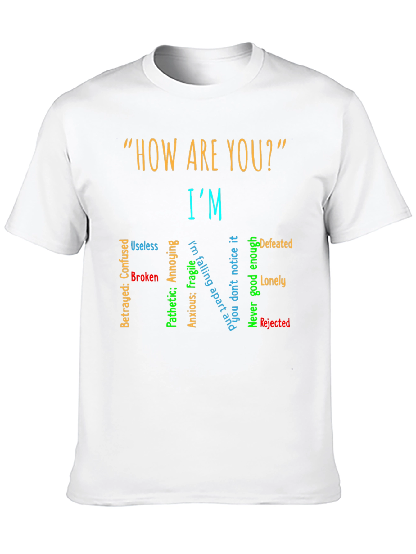 Im Fine T-Shirt: Emotionally Honest Tee