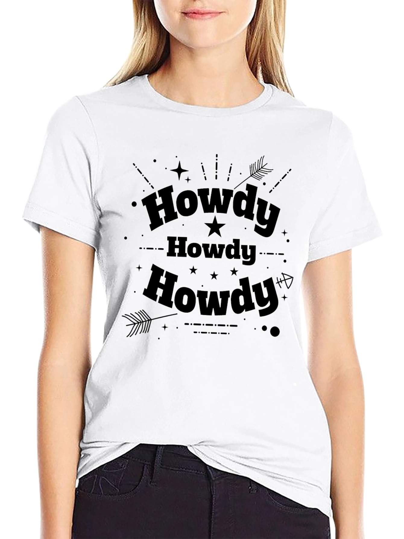 Howdy Graphic Tee - Casual Western Style