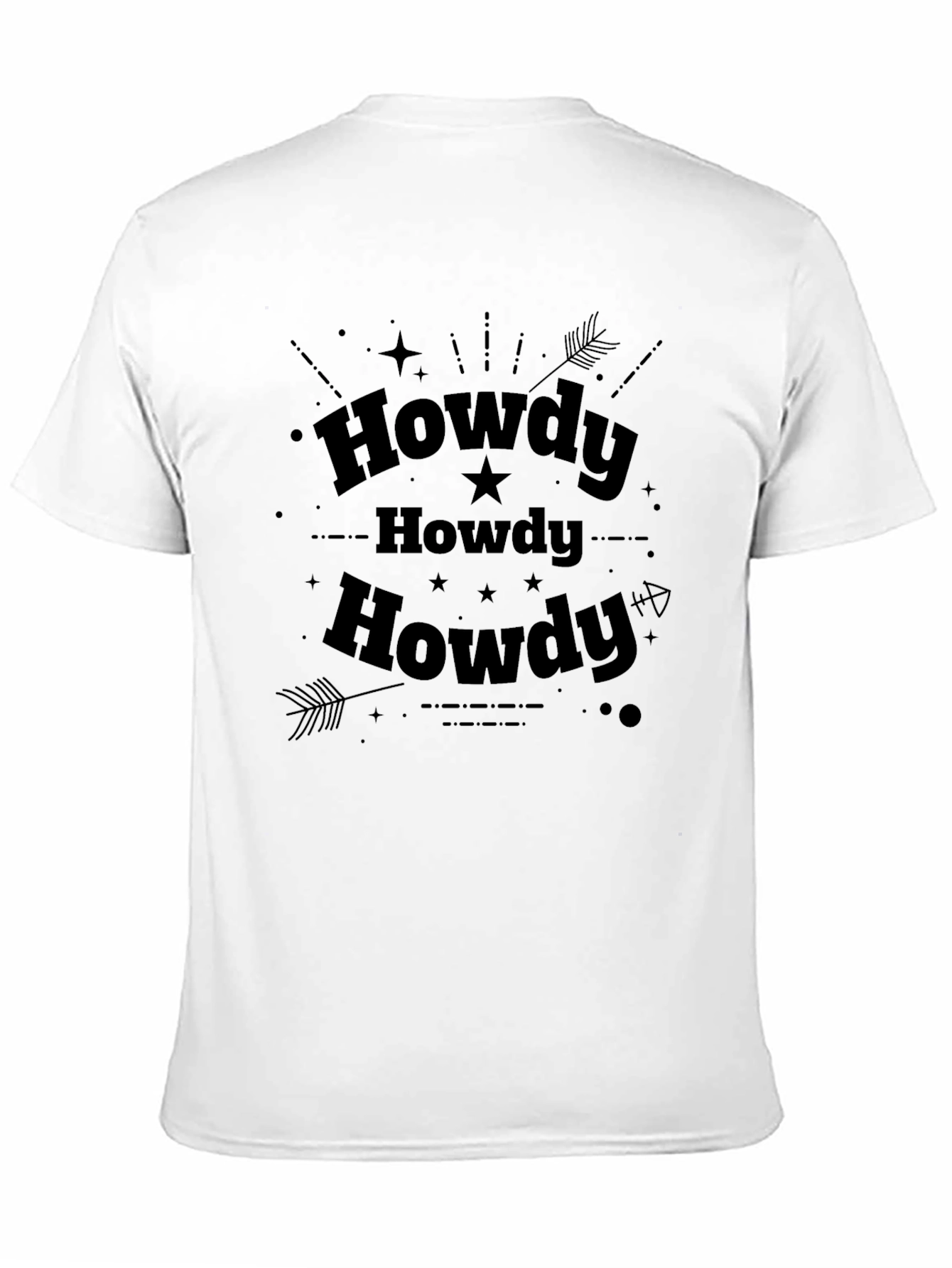 Howdy Graphic Tee - Casual Western Style