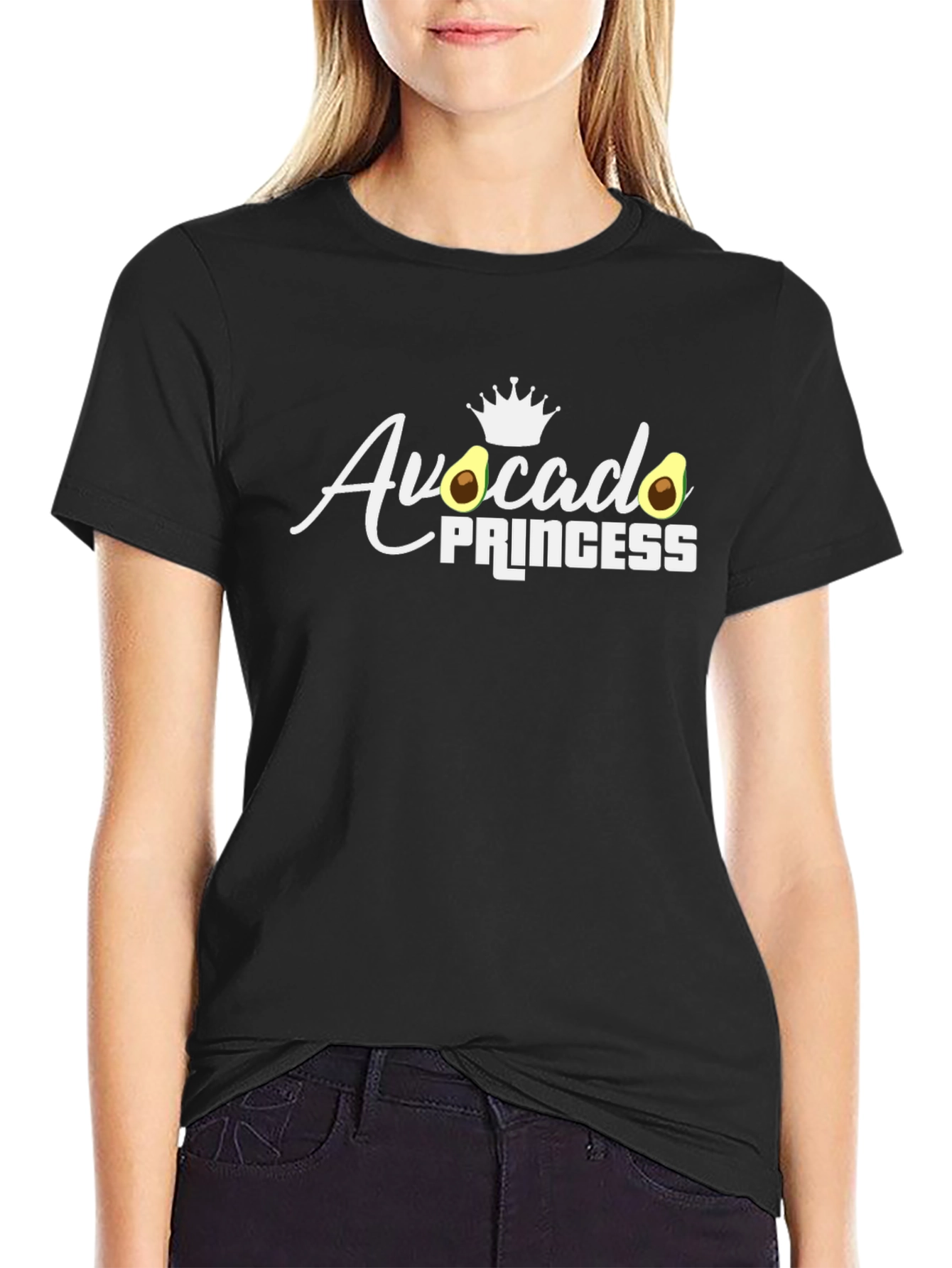 Avocado Princess Graphic T-Shirt