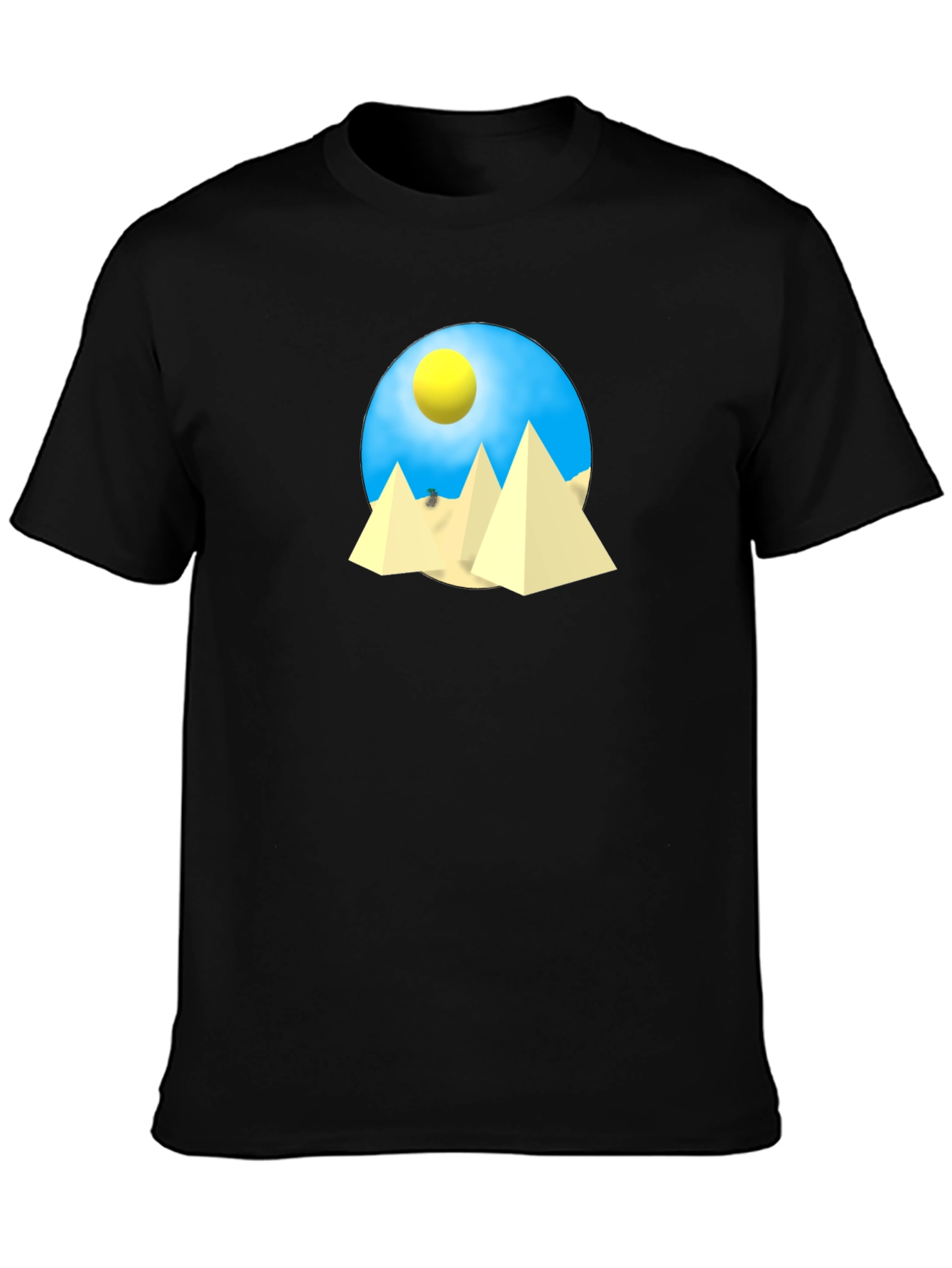 Egyptian Pyramid Graphic T-Shirt