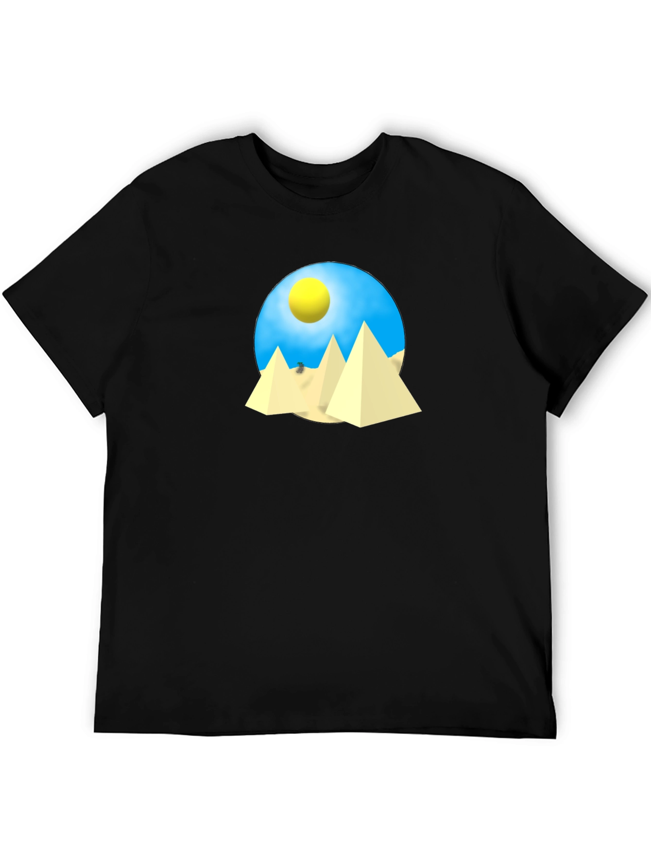 Egyptian Pyramid Graphic T-Shirt