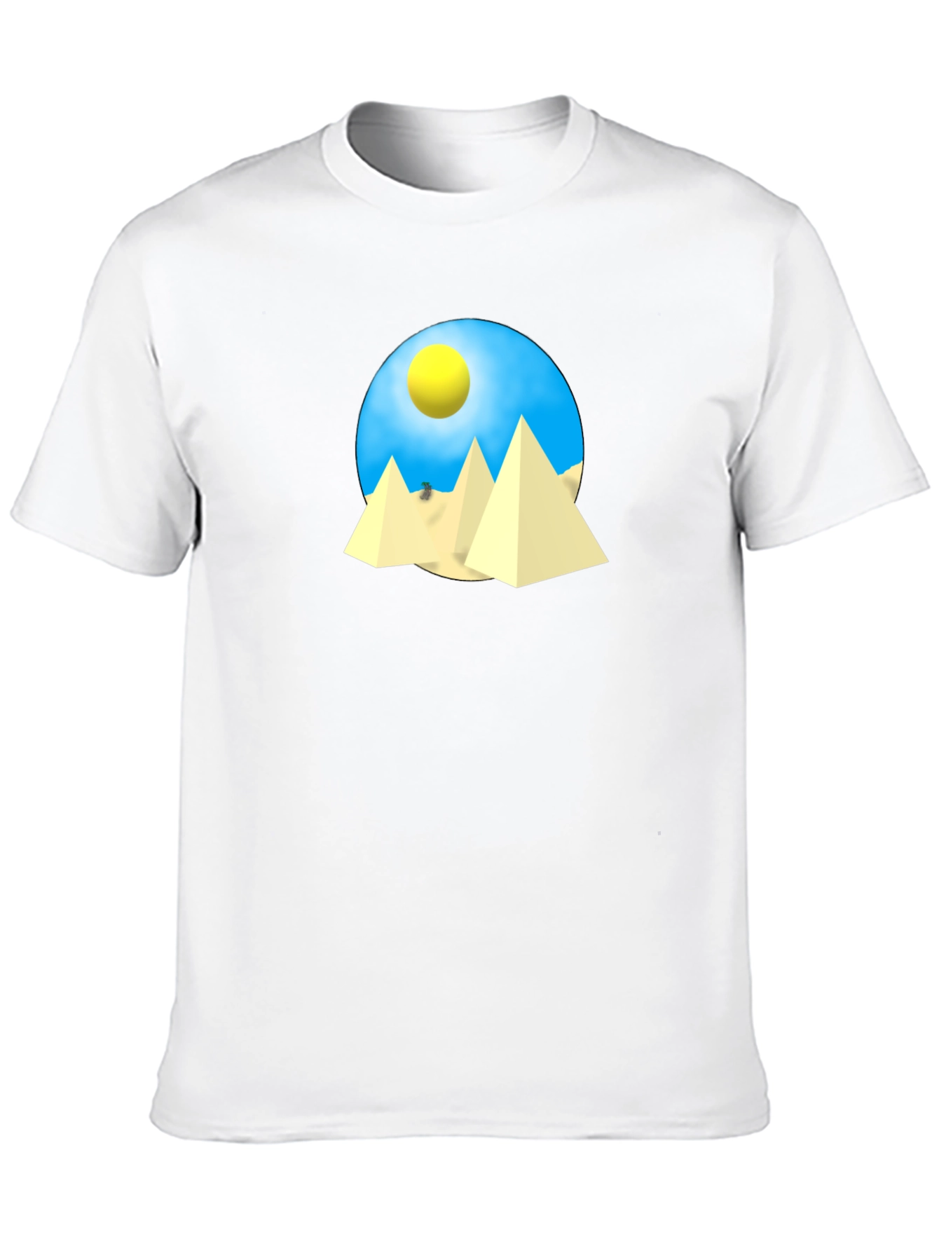 Egyptian Pyramid Graphic T-Shirt