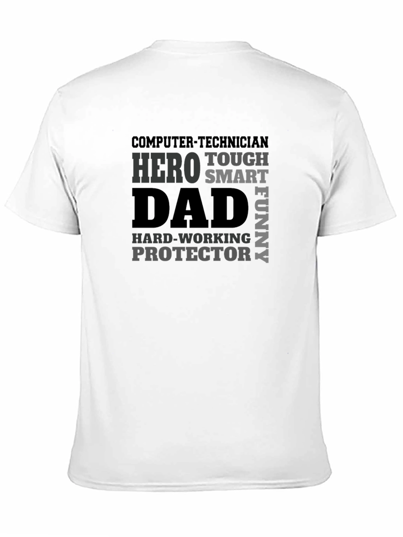 Hero Dad Graphic Tee - Computer Technician T-Shirt