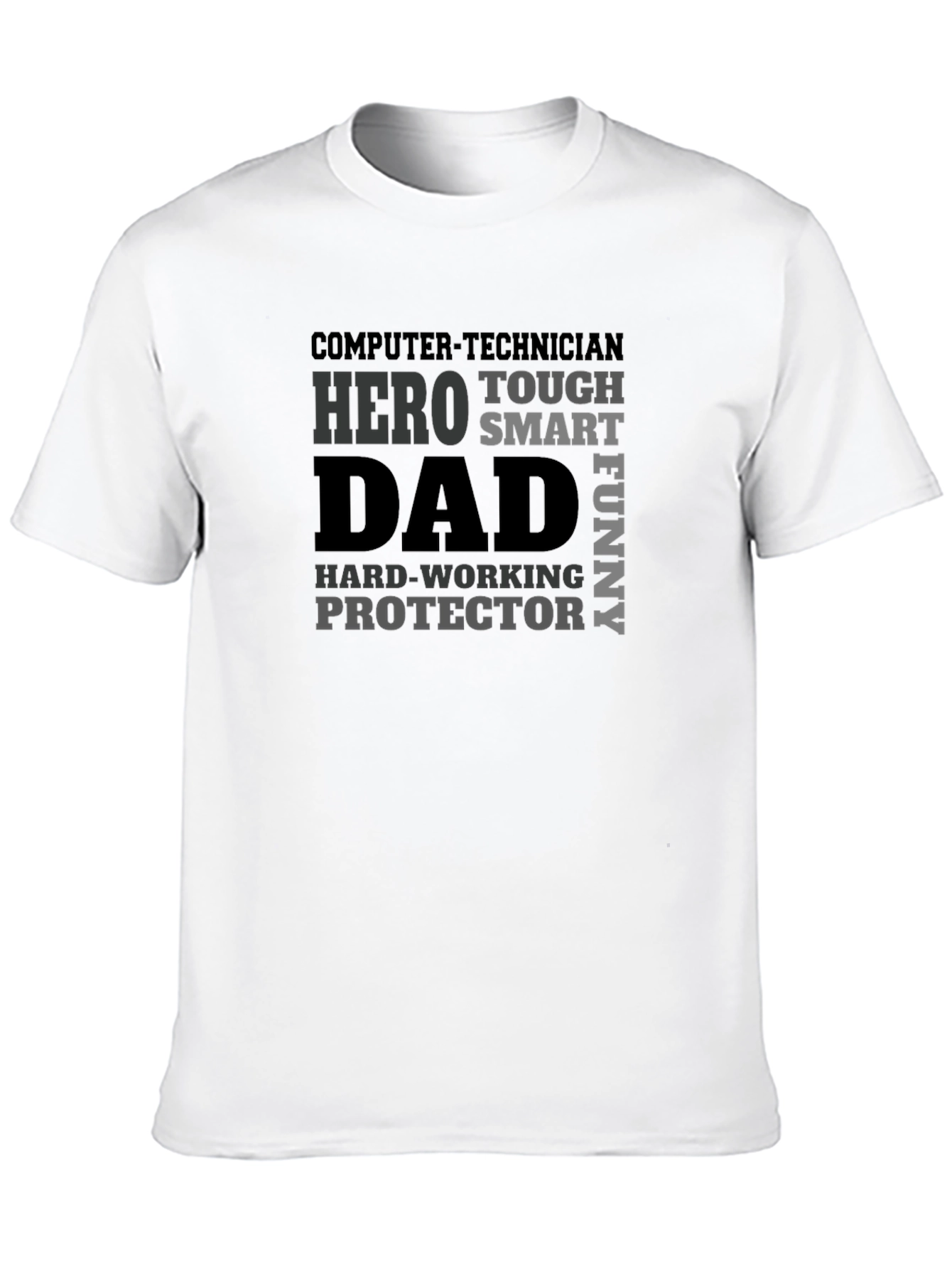 Hero Dad Graphic Tee - Computer Technician T-Shirt