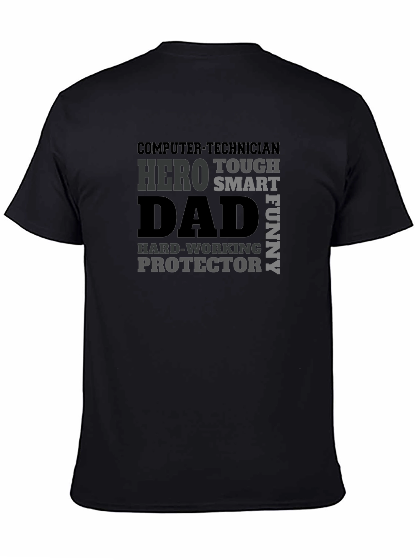 Hero Dad Graphic Tee - Computer Technician T-Shirt