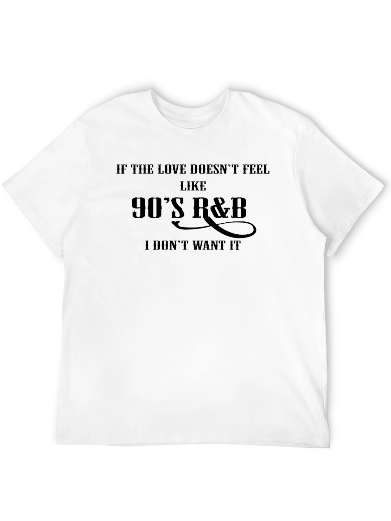 90s R&B Graphic Tee - Music Lovers T-Shirt