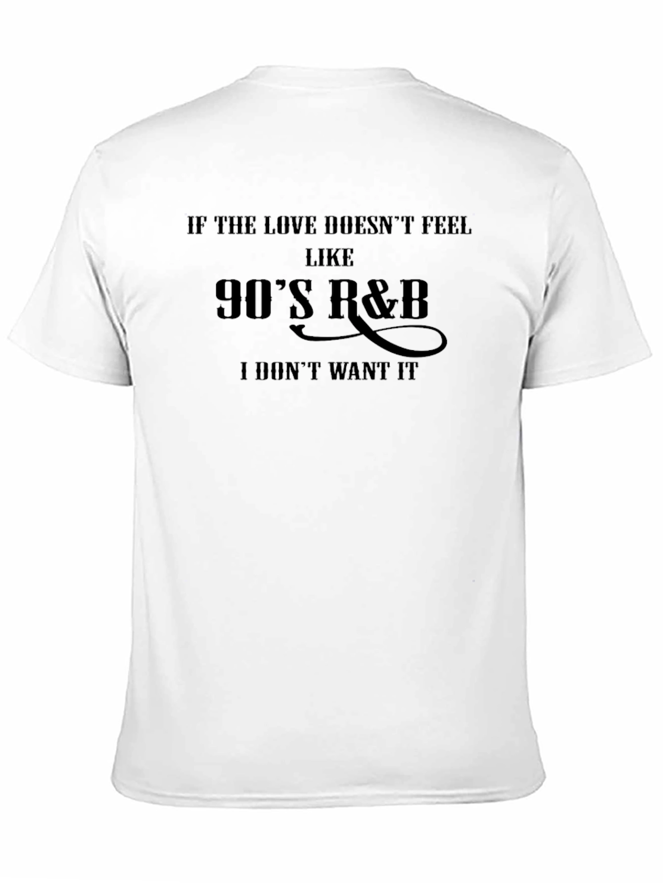 90s R&B Graphic Tee - Music Lovers T-Shirt