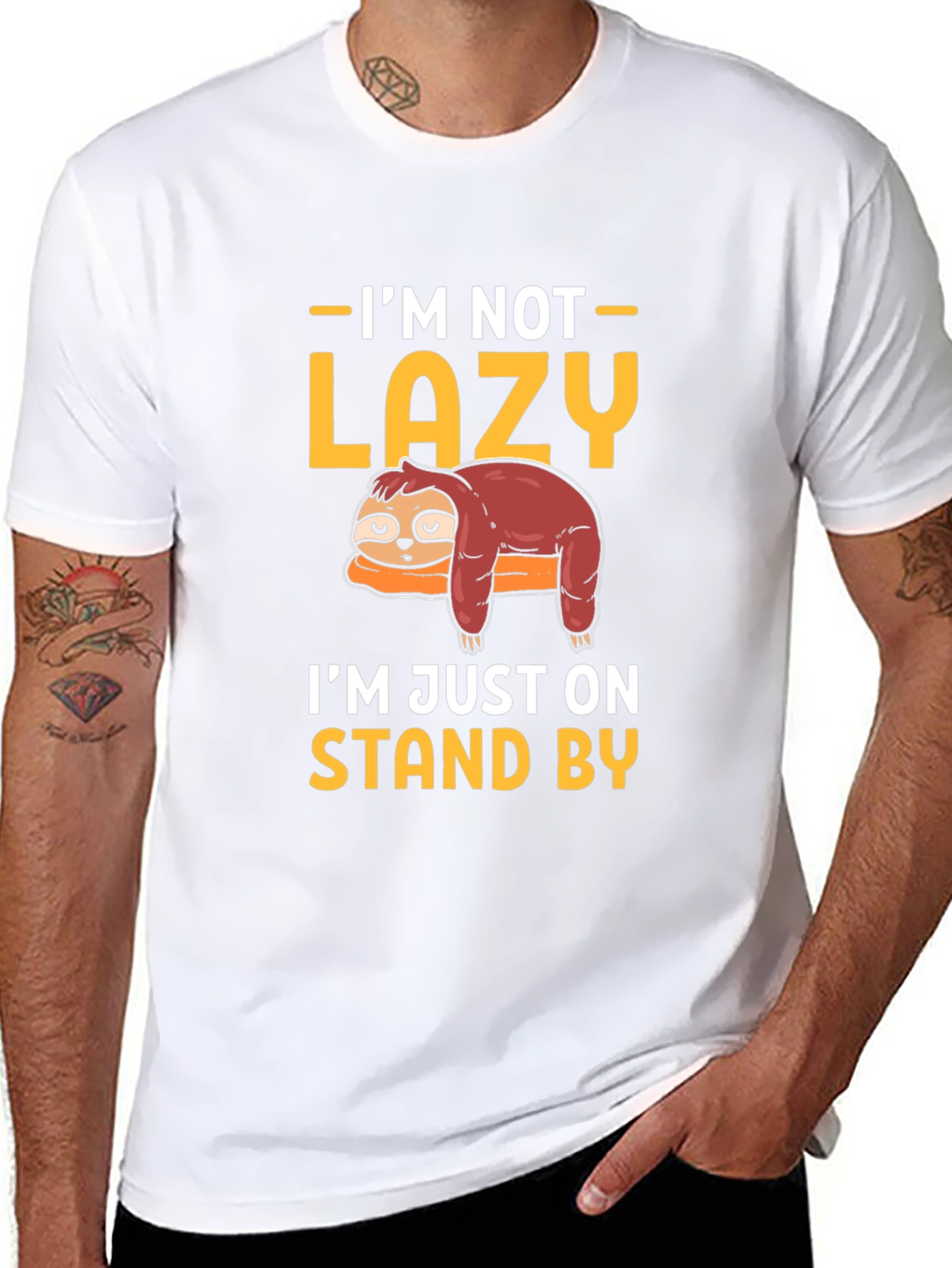 Funny Sloth Stand By T-Shirt