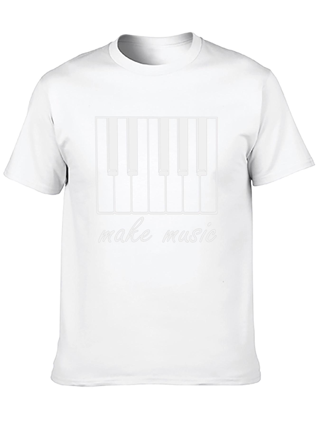 Make Music Piano Key T-Shirt