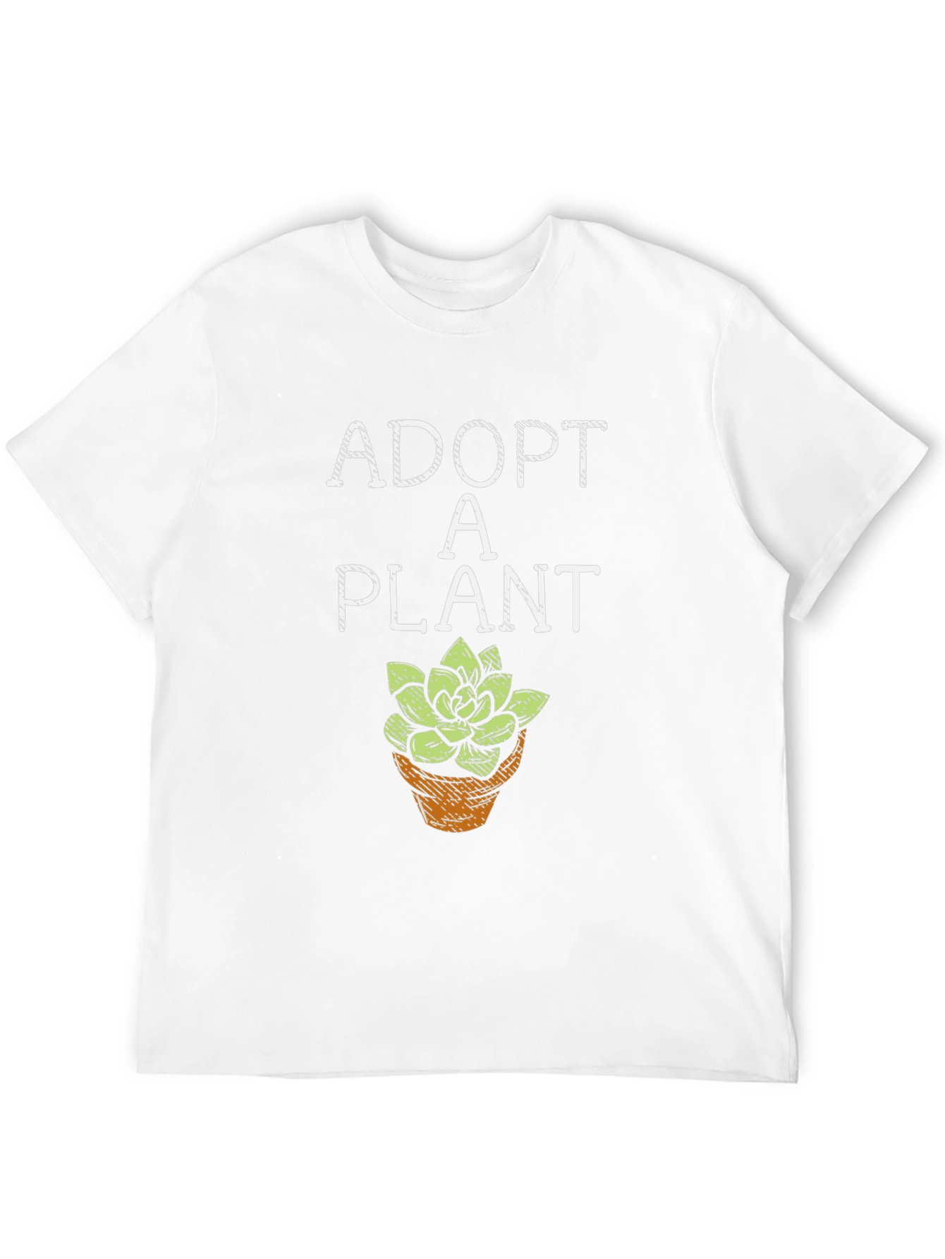 Adopt a Plant Graphic Tee - Black