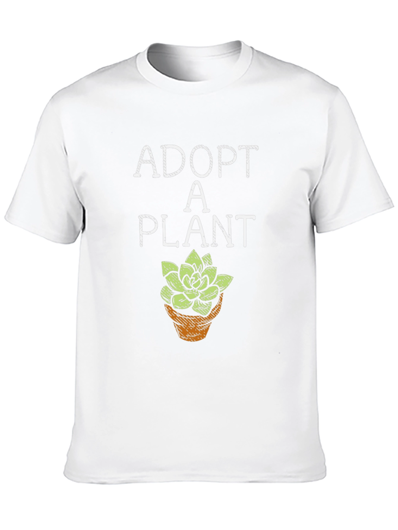 Adopt a Plant Graphic Tee - Black