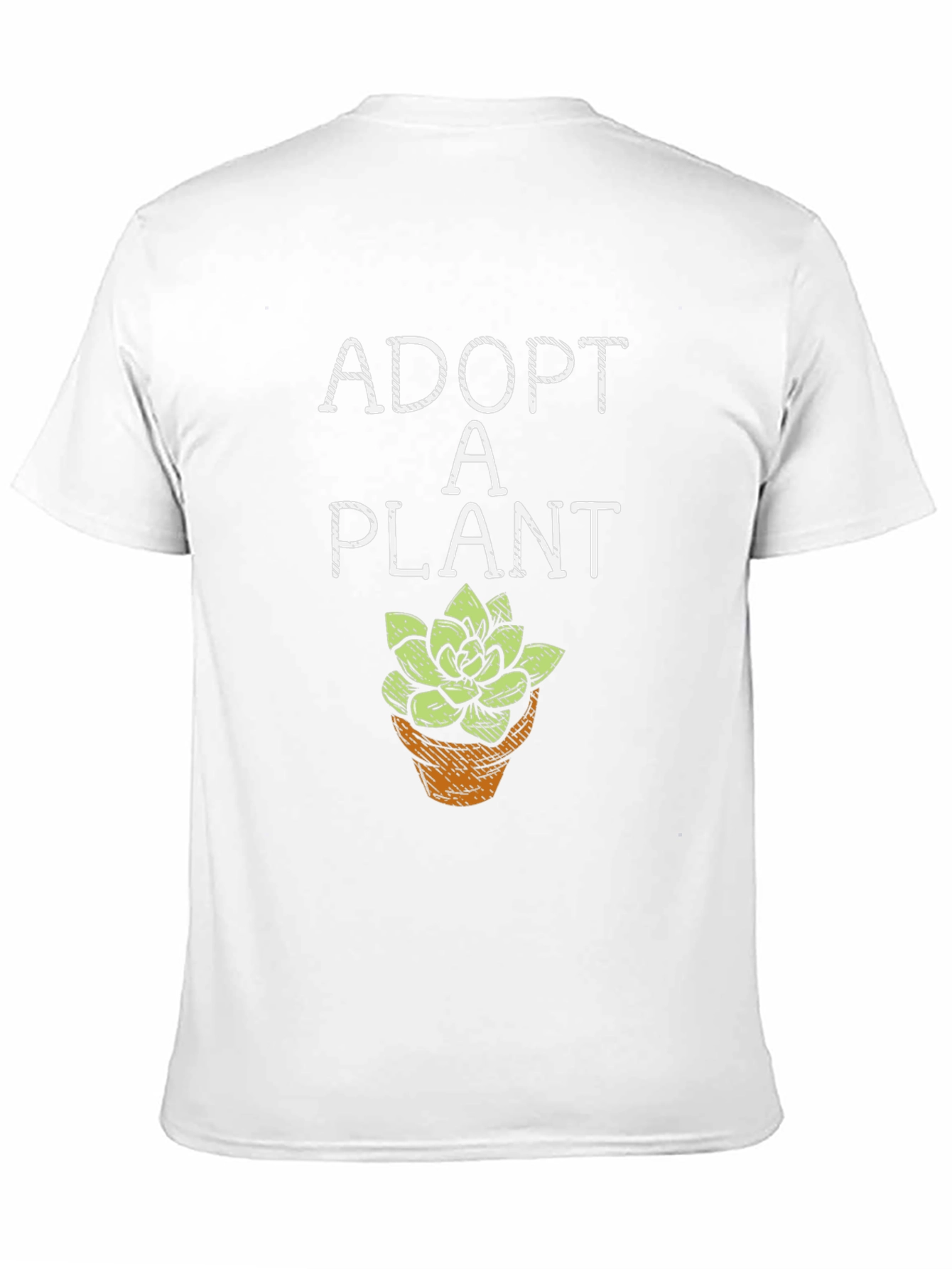 Adopt a Plant Graphic Tee - Black