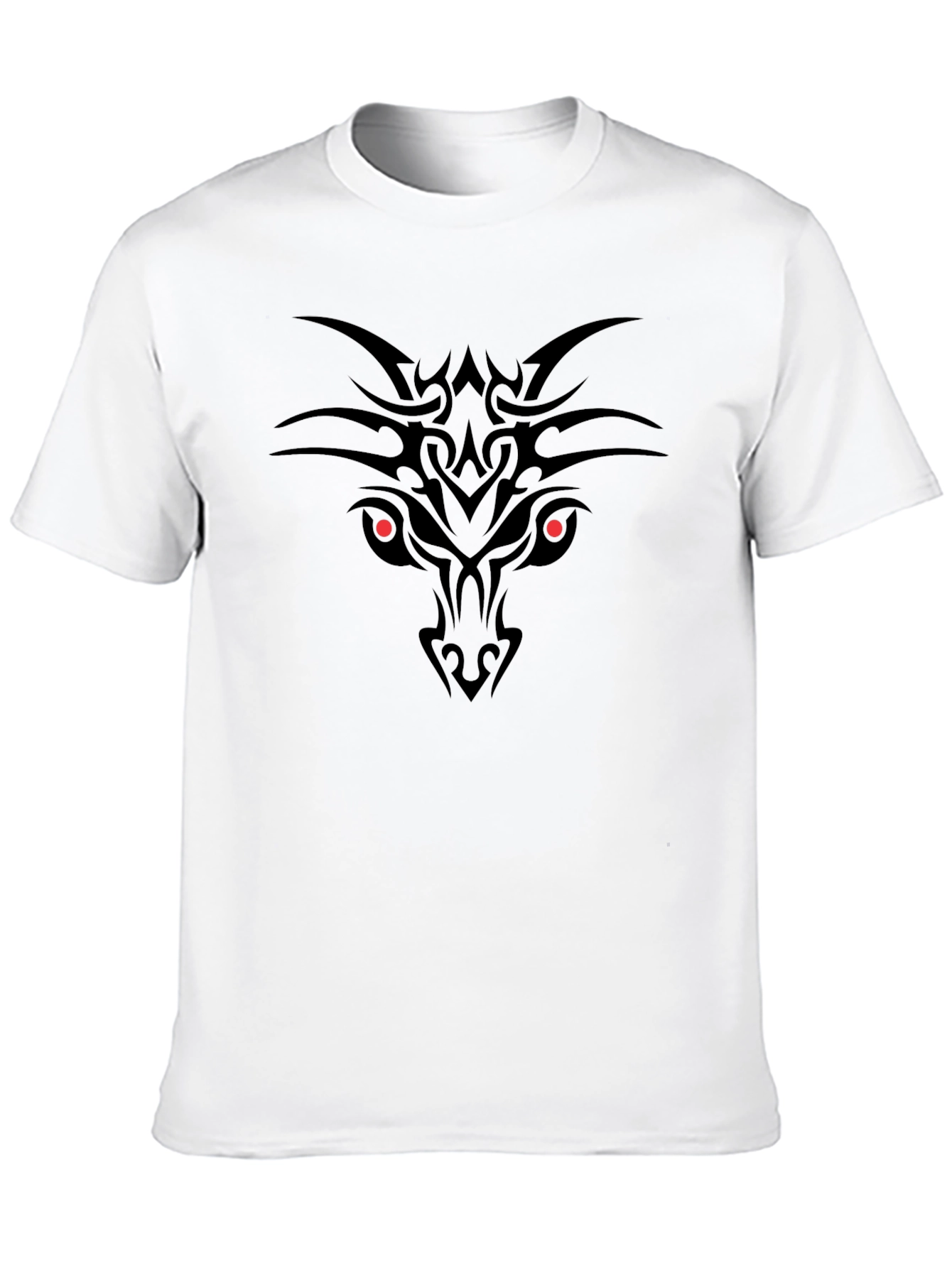 Dragon Eye Tribal Black T-Shirt