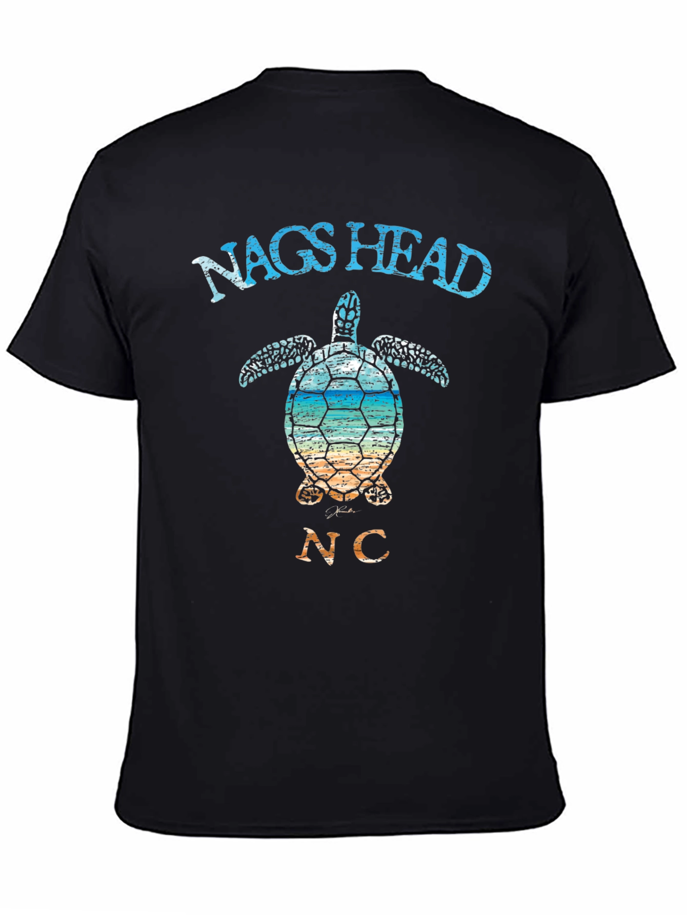 Nags Head NC Sea Turtle Graphic T-Shirt
