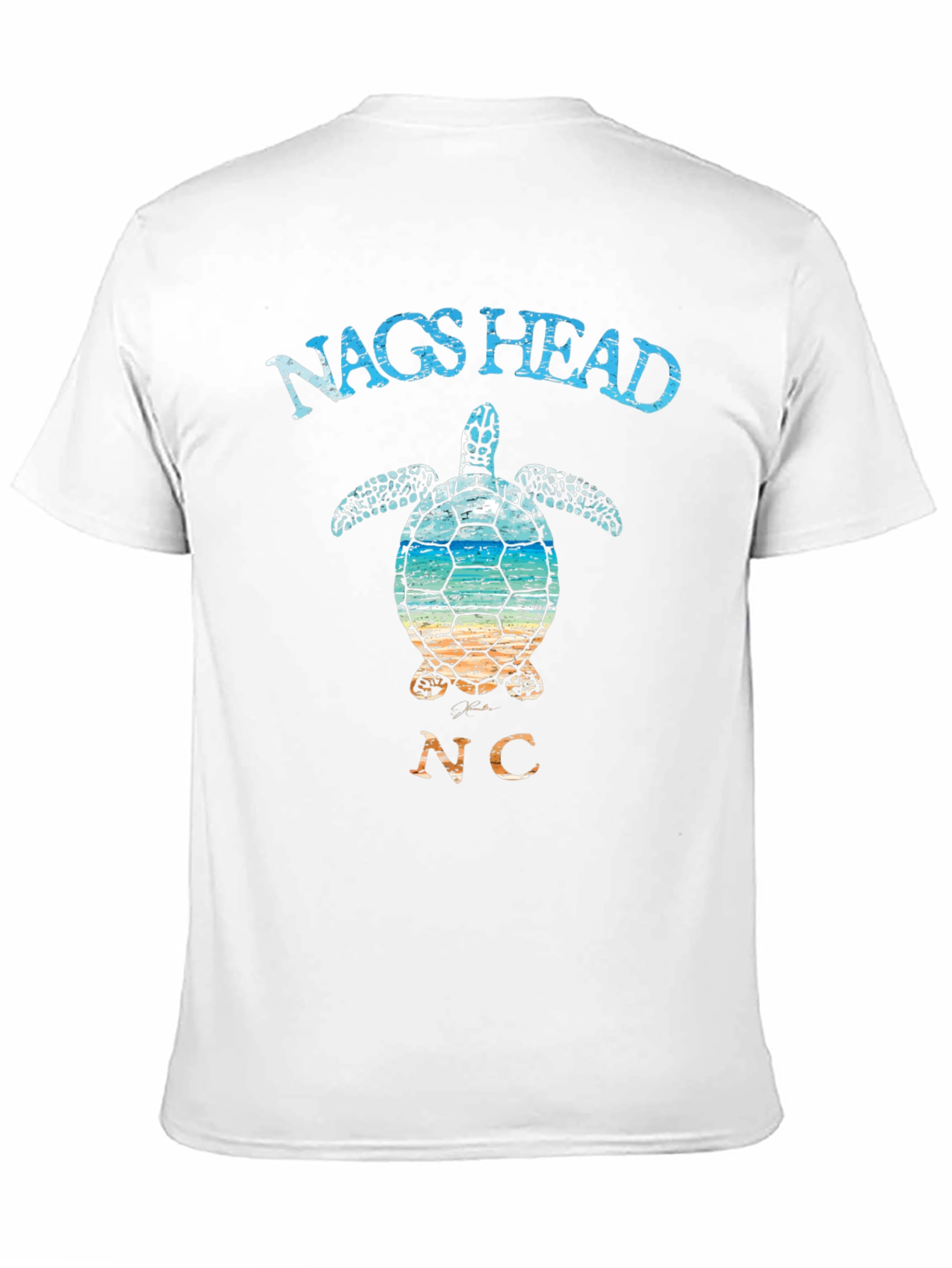 Nags Head NC Sea Turtle Graphic T-Shirt