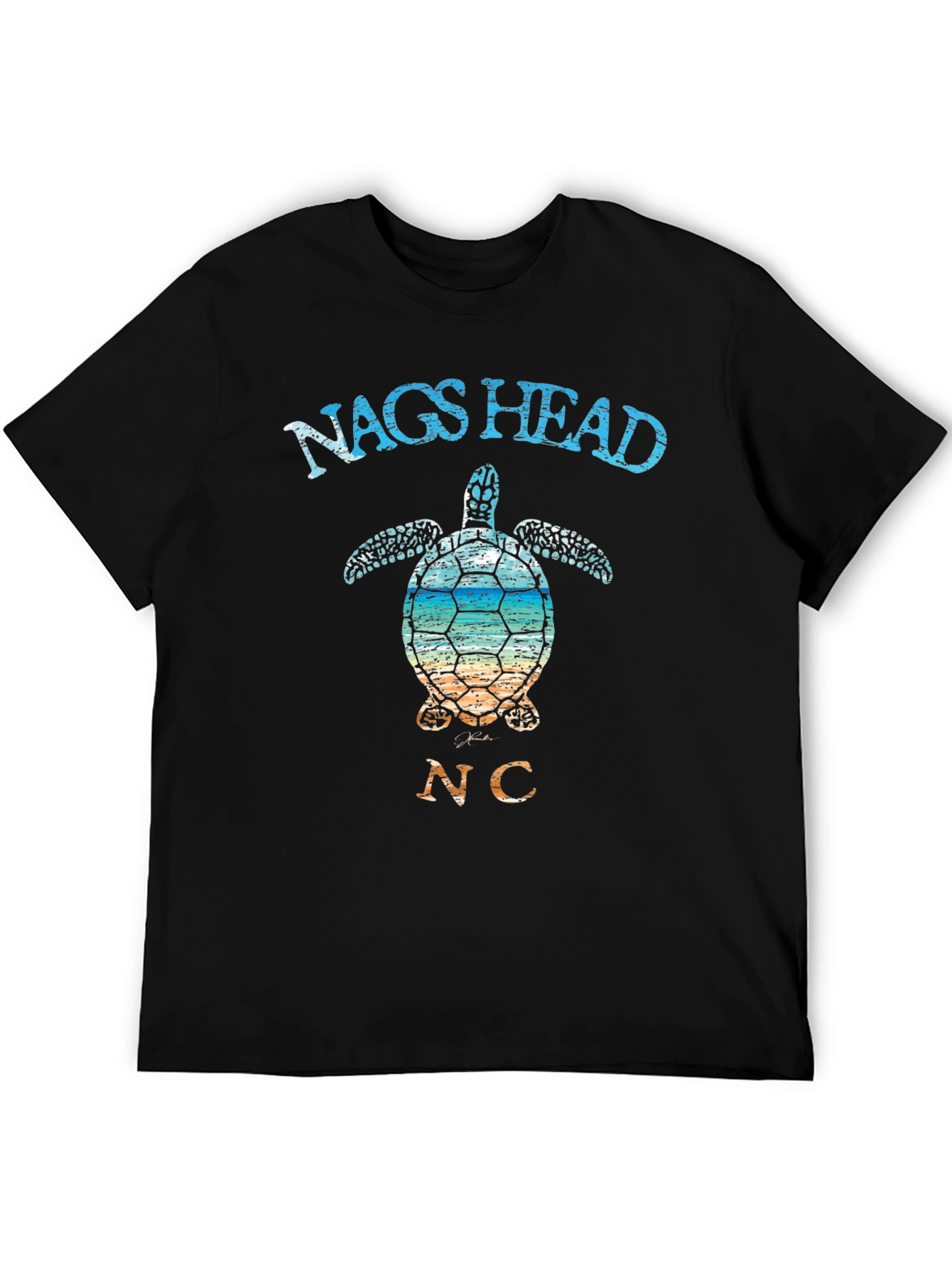 Nags Head NC Sea Turtle Graphic T-Shirt