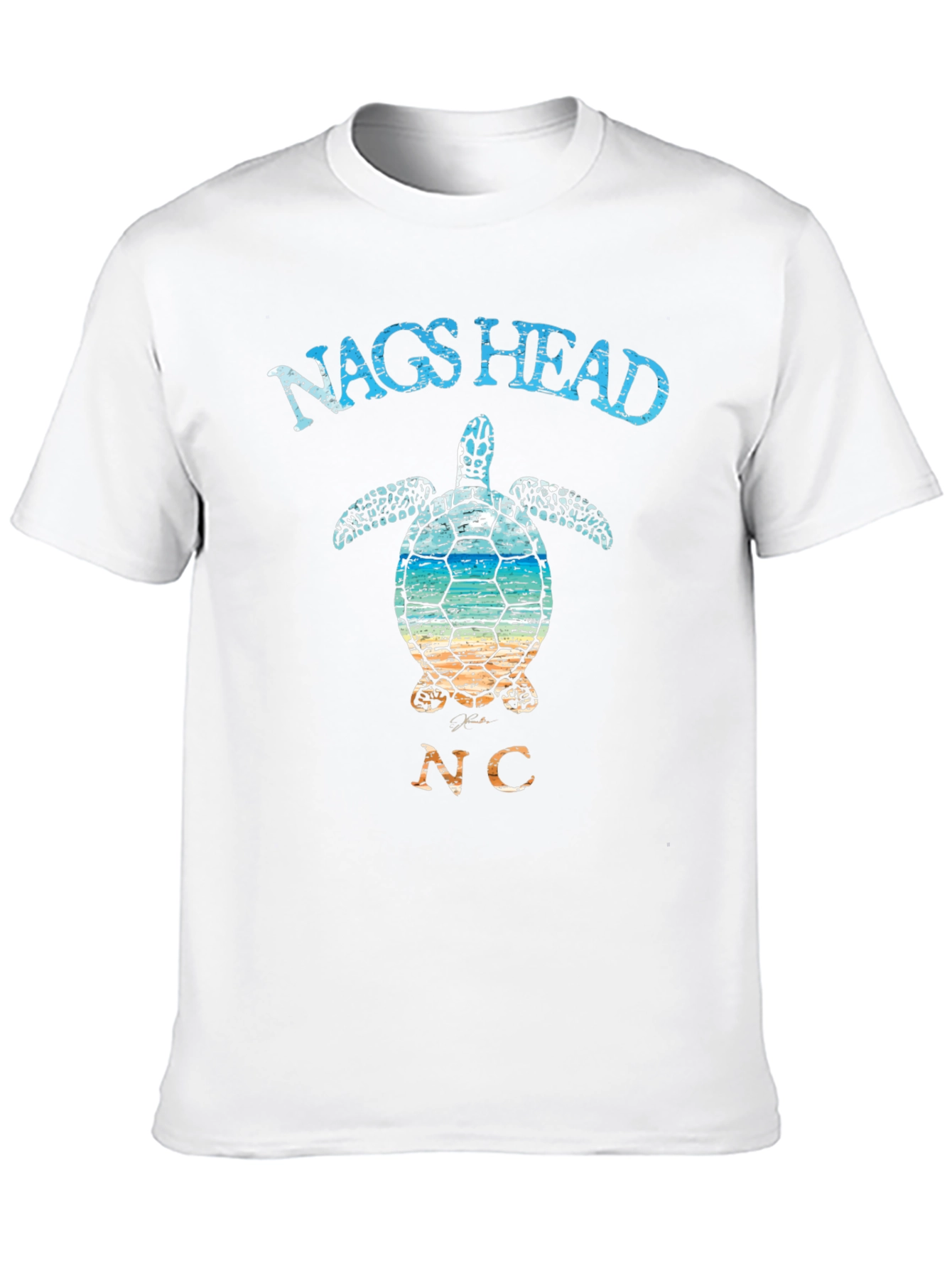 Nags Head NC Sea Turtle Graphic T-Shirt