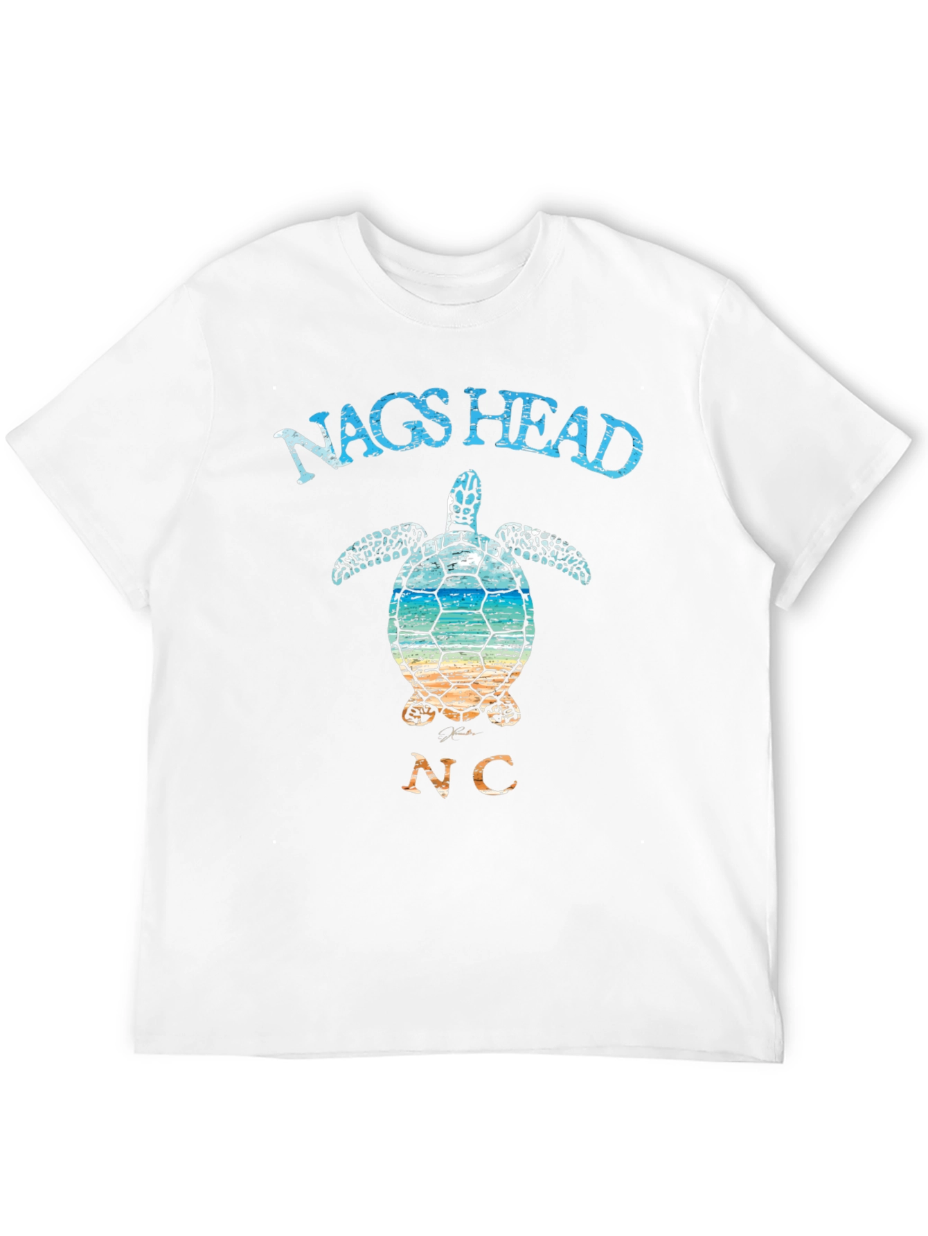 Nags Head NC Sea Turtle Graphic T-Shirt