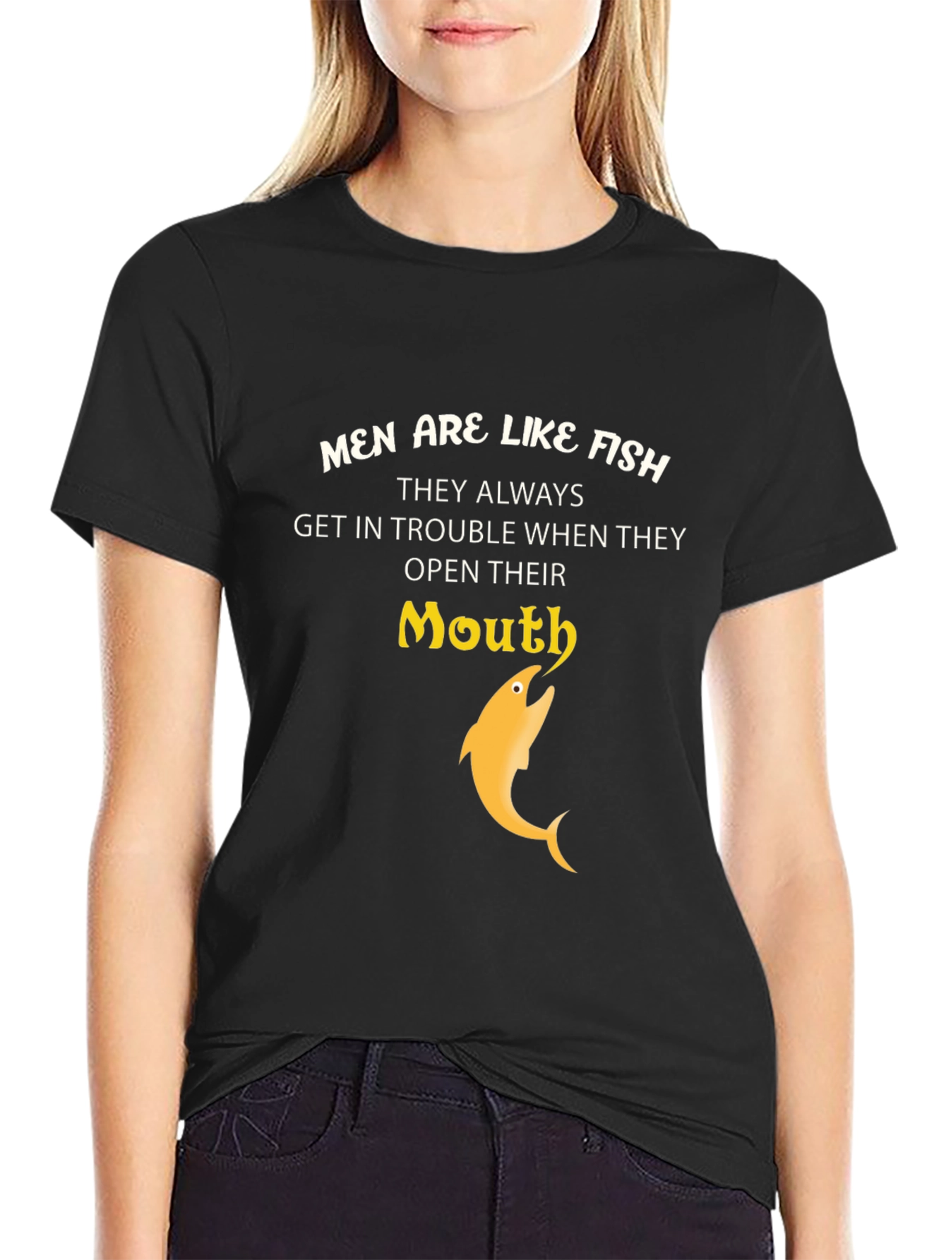Men are like fish T-shirt