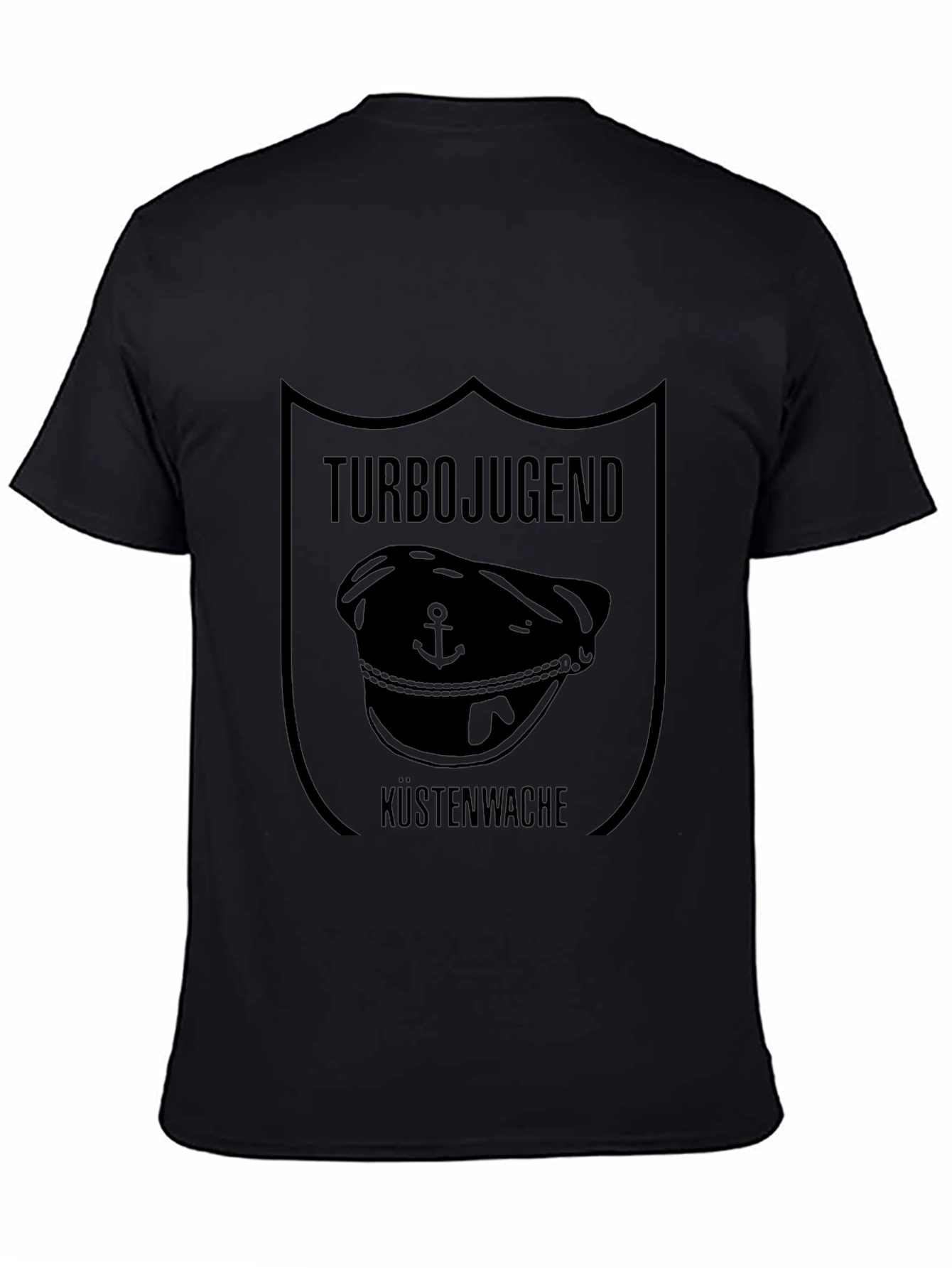 Turbojugend Küstenwache Black T-Shirt
