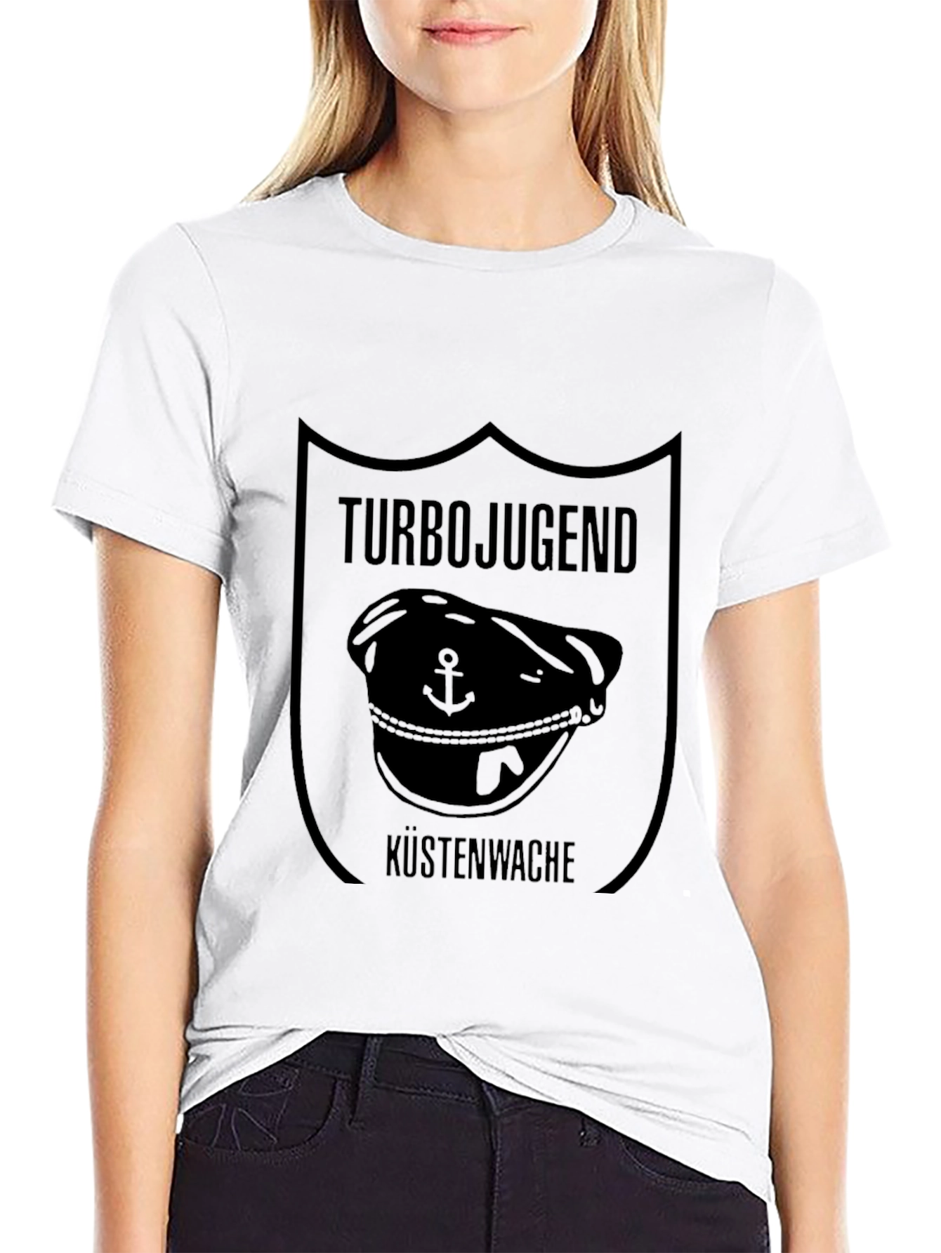 Turbojugend Küstenwache Black T-Shirt
