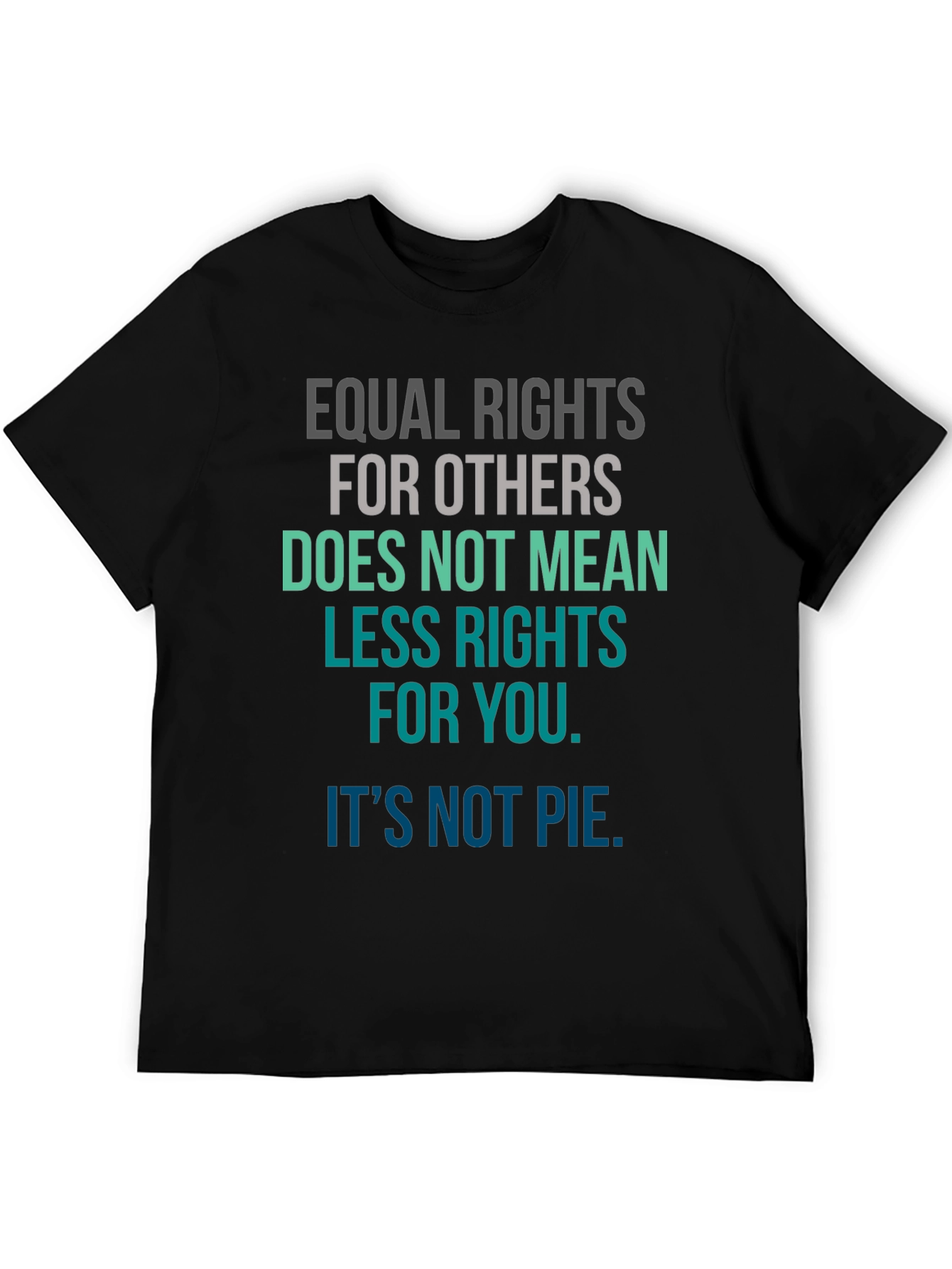 Equal Rights T-Shirt - Black Mens