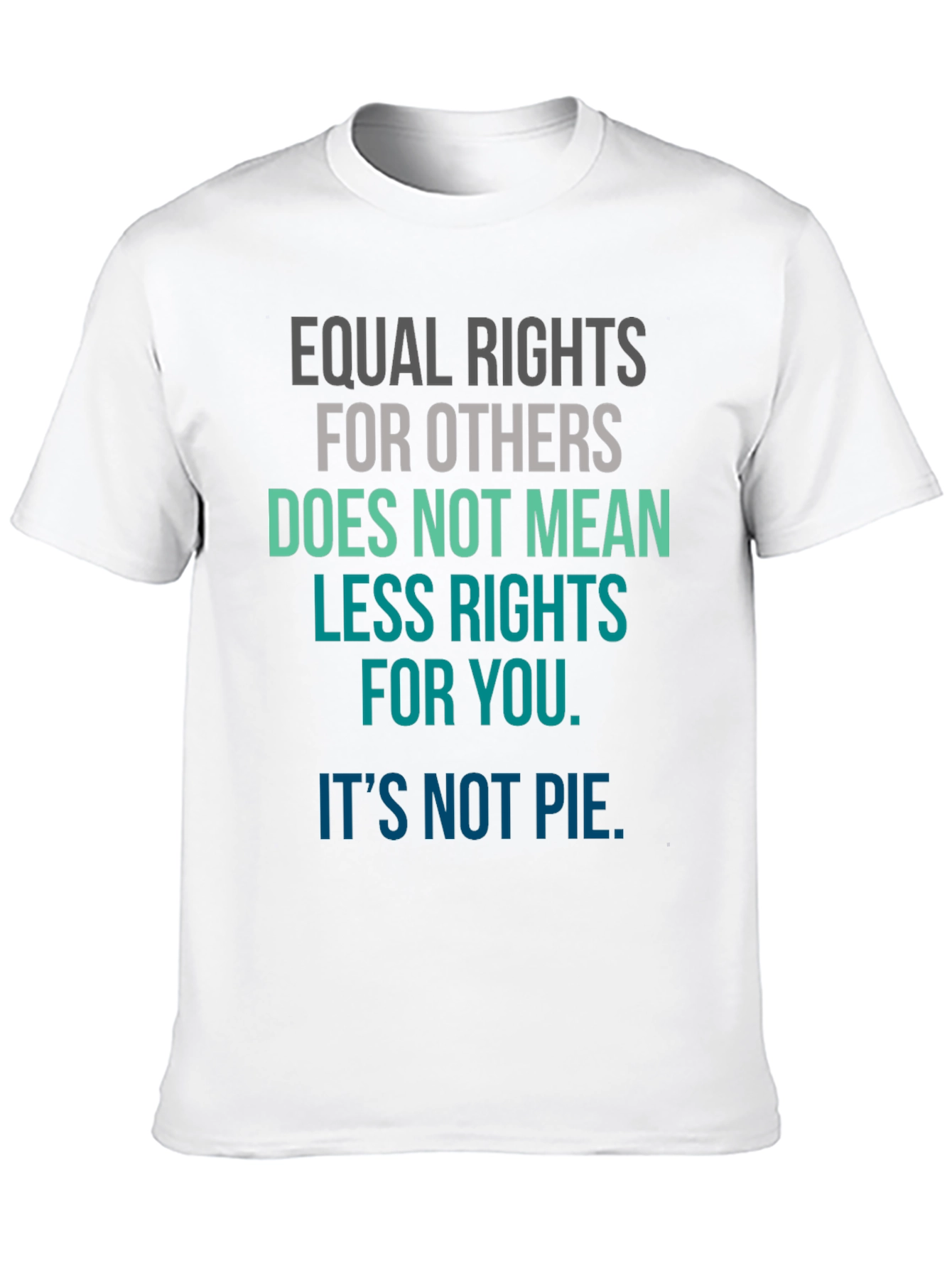 Equal Rights T-Shirt - Black Mens