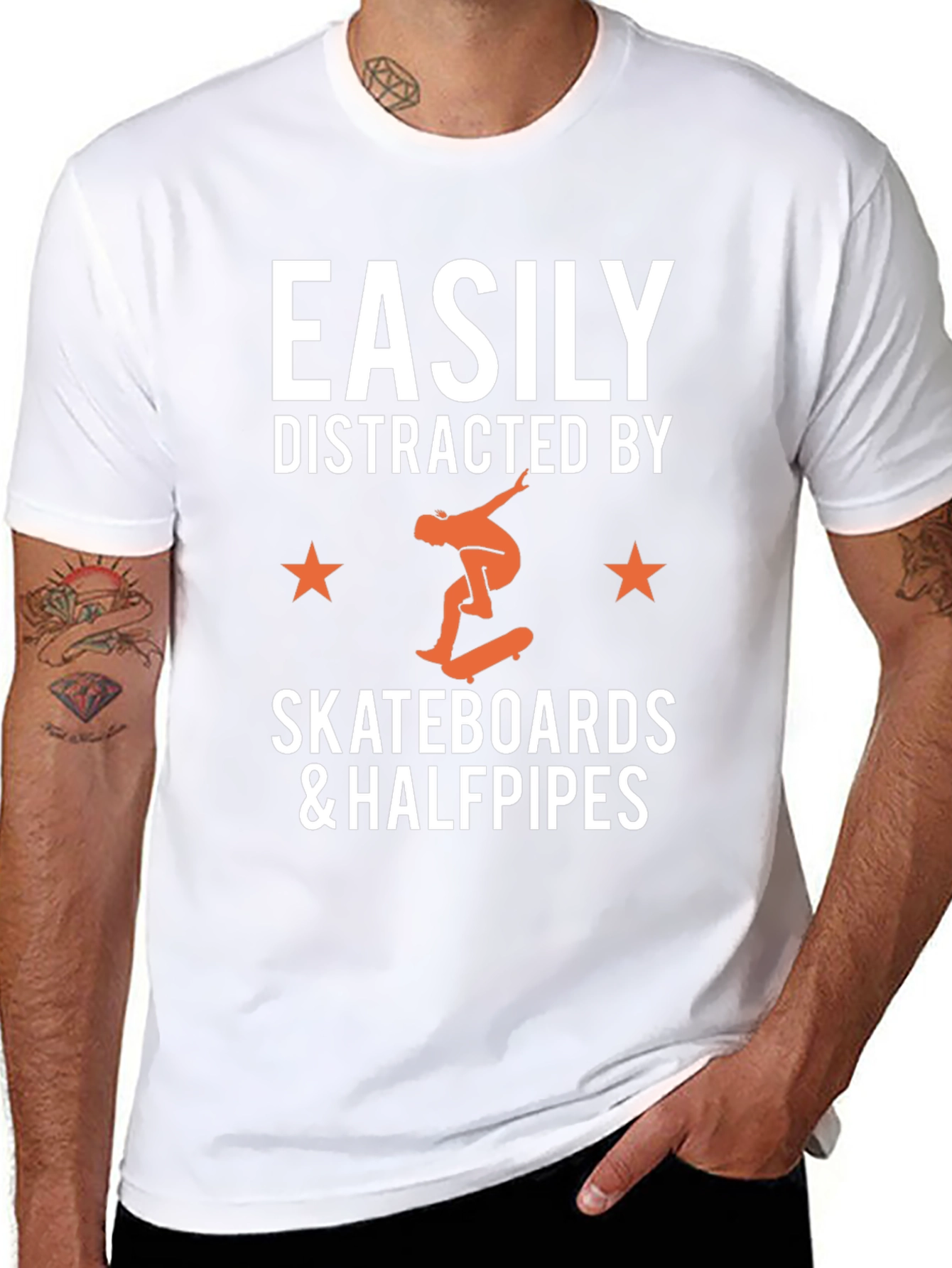 Easily Distracted By Skateboards T-Shirt