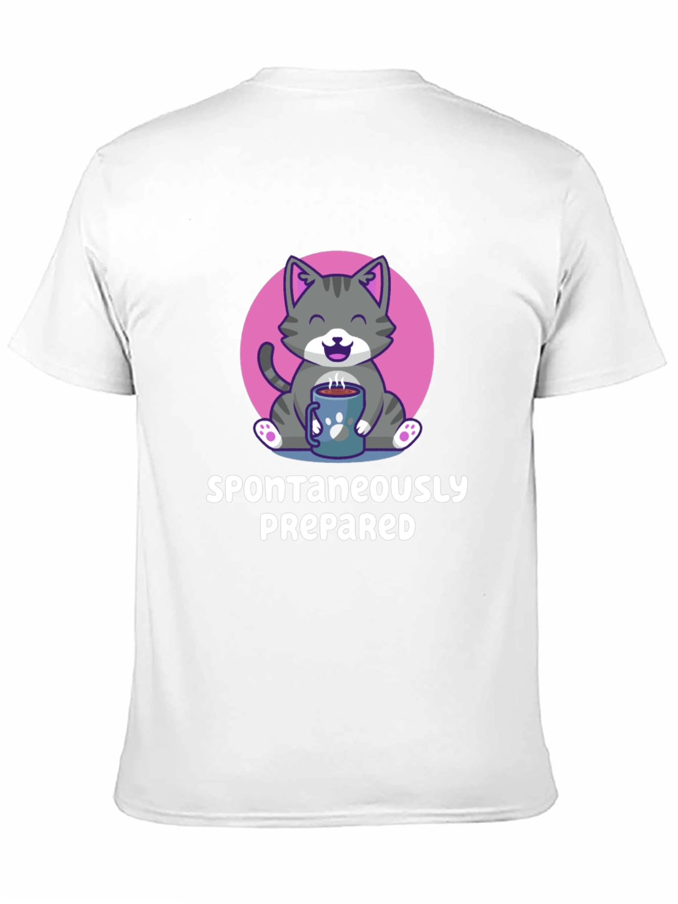 Cat Coffee T-Shirt - Spontaneously Prepared