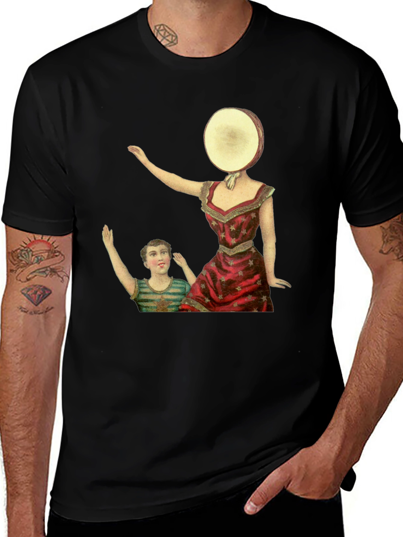 Surreal Art Graphic Tee - Retro Style