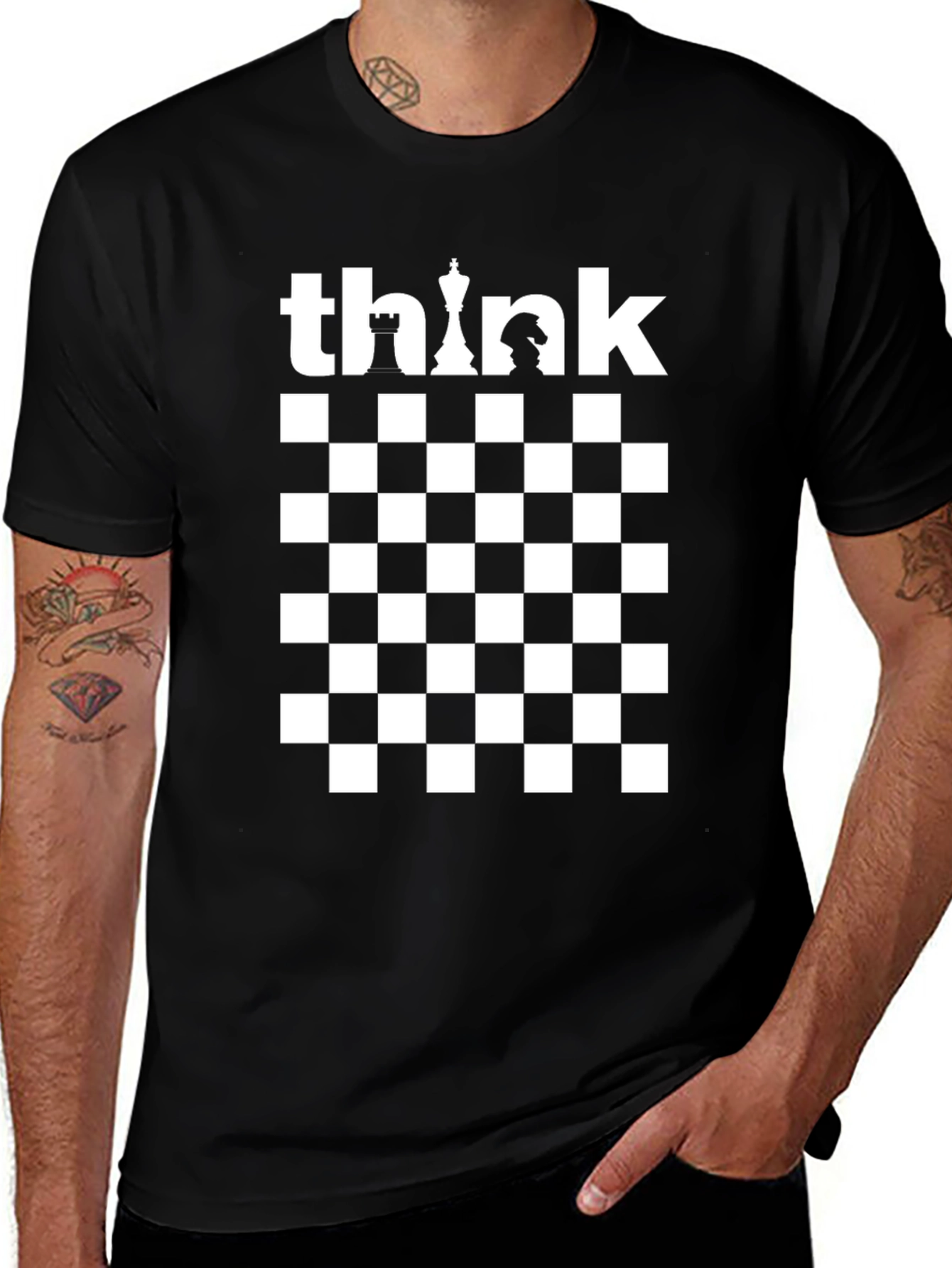 Think Chess T-Shirt - Strategy Game Tee